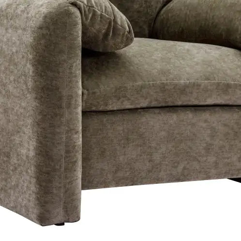 Modern Style Chenille Oversized Armchair Accent Chair Single Sofa Lounge Chair 38.6'' W For Living Room