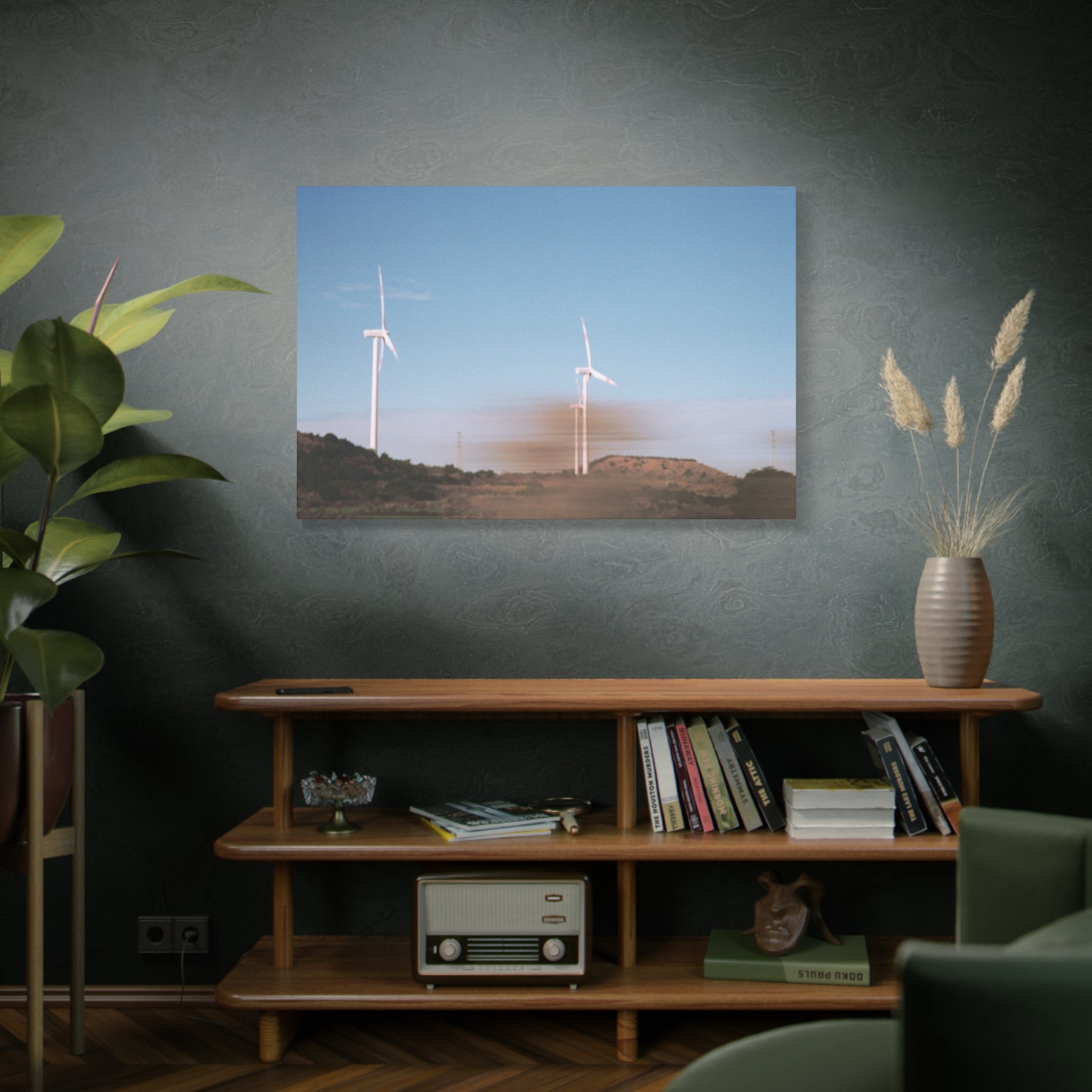 Jeju Winter Silver Grass Canvas Print