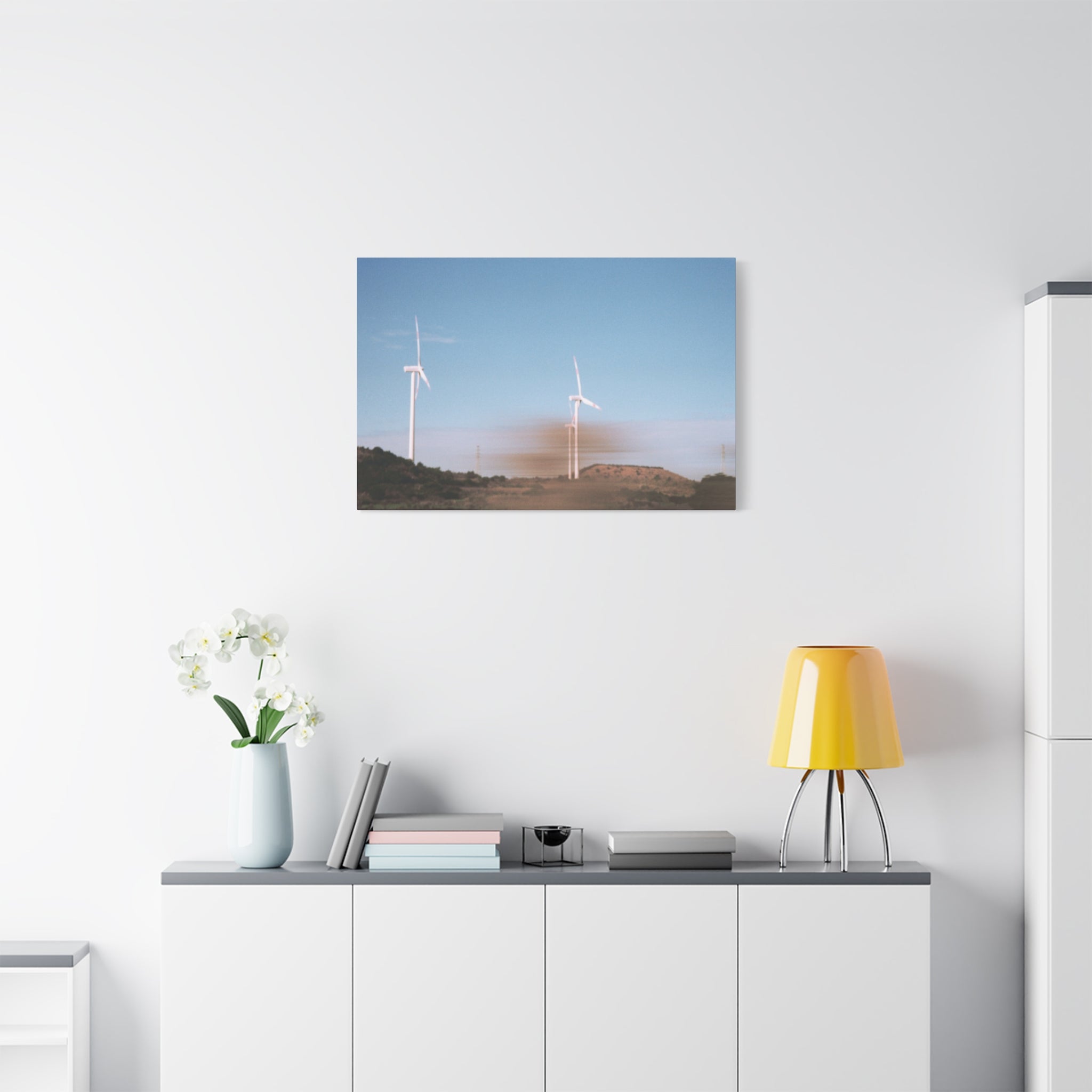 Jeju Winter Silver Grass Canvas Print