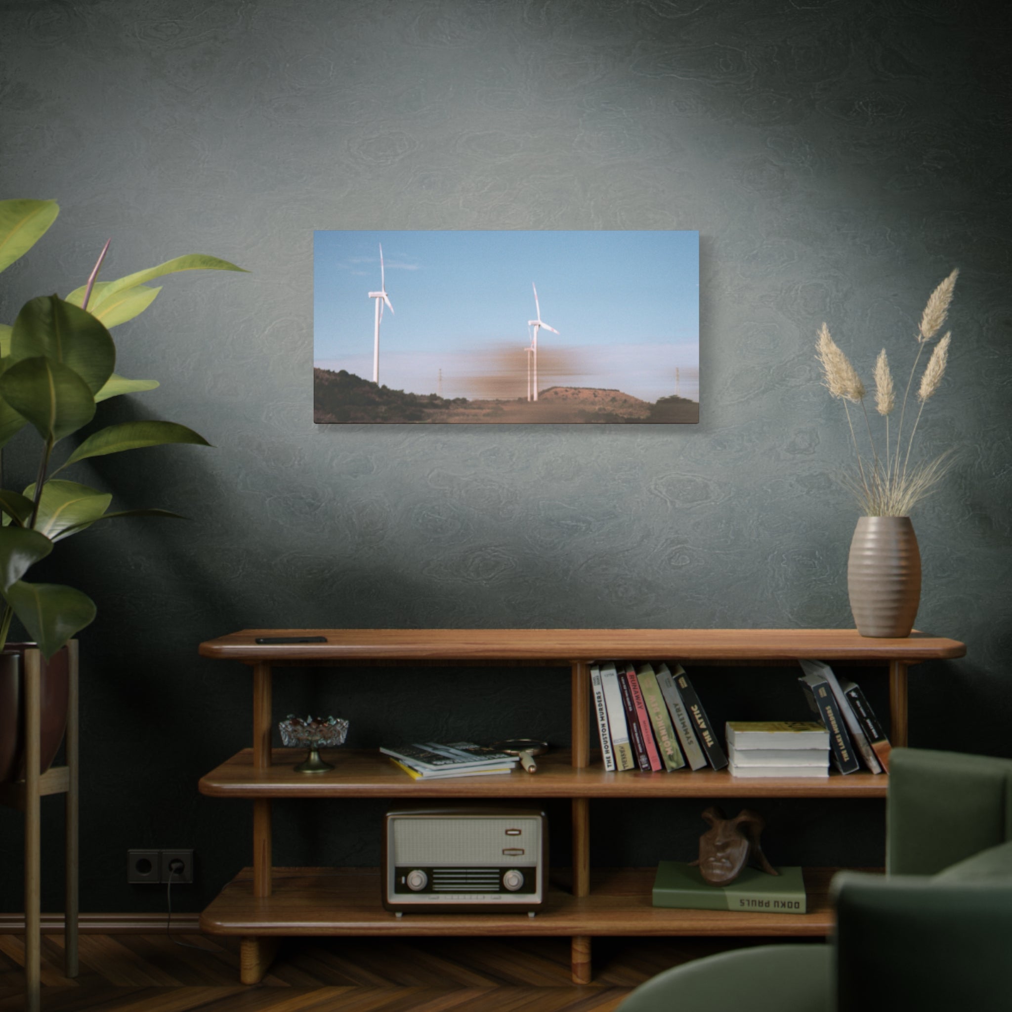 Jeju Winter Silver Grass Canvas Print