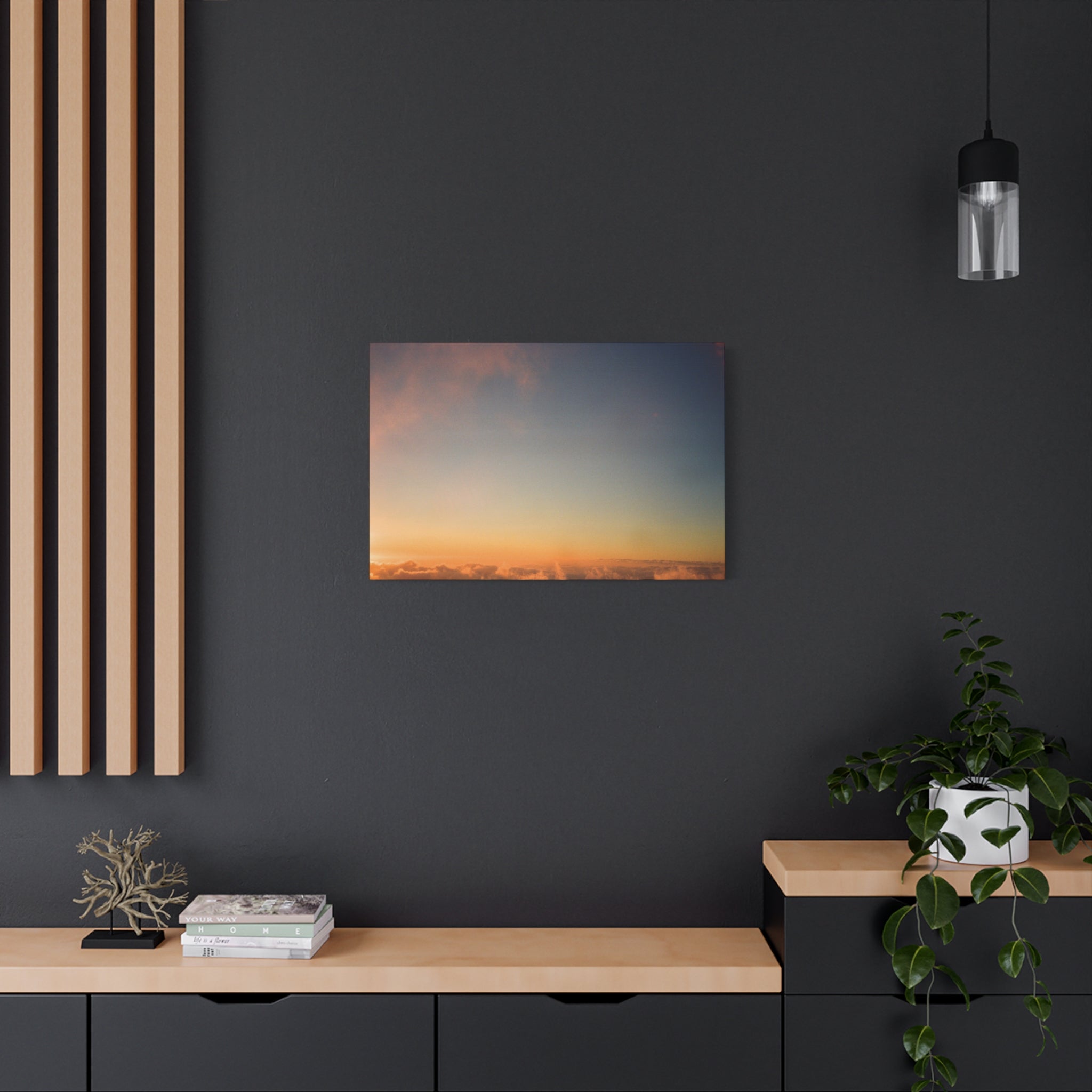 Jeju Hallasan New Year Sunrise Canvas Print