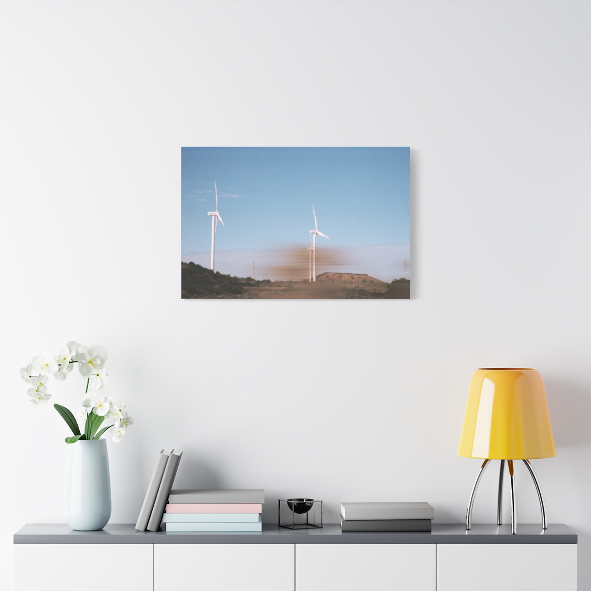 Jeju Winter Silver Grass Canvas Print