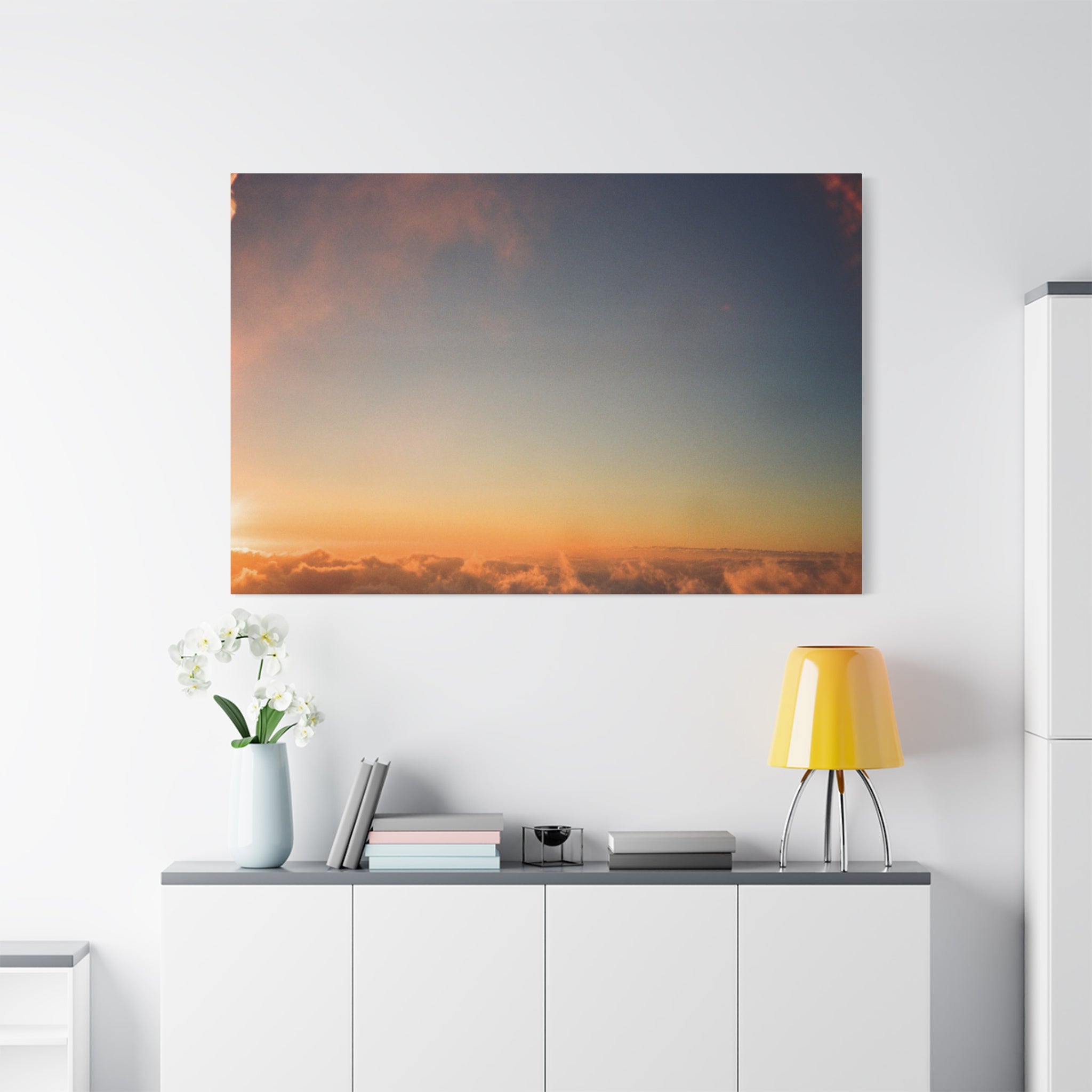 Jeju Hallasan New Year Sunrise Canvas Print