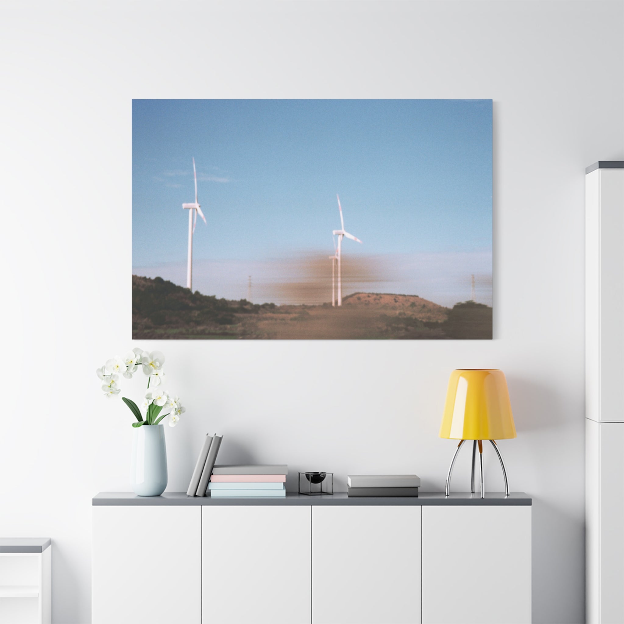 Jeju Winter Silver Grass Canvas Print