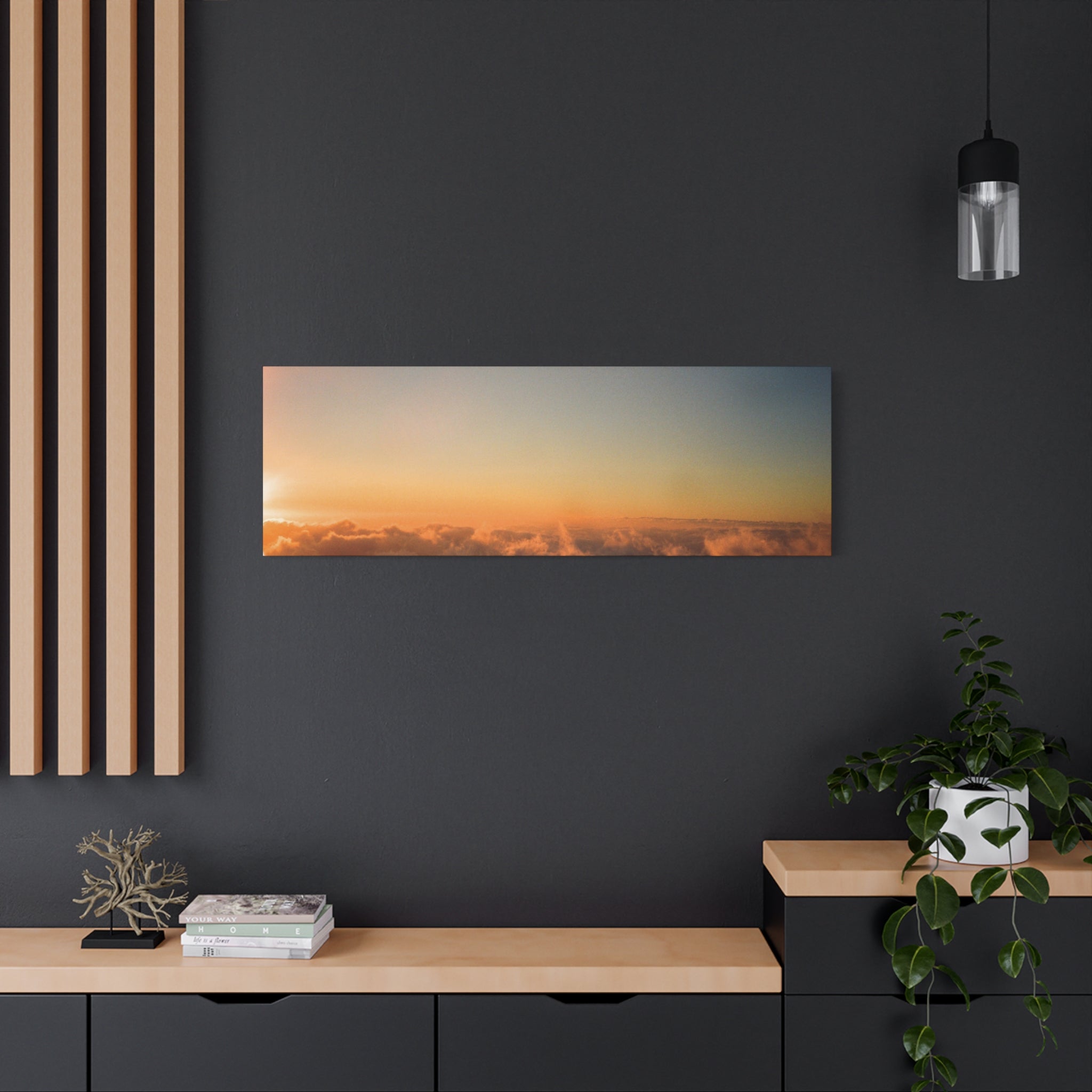 Jeju Hallasan New Year Sunrise Canvas Print