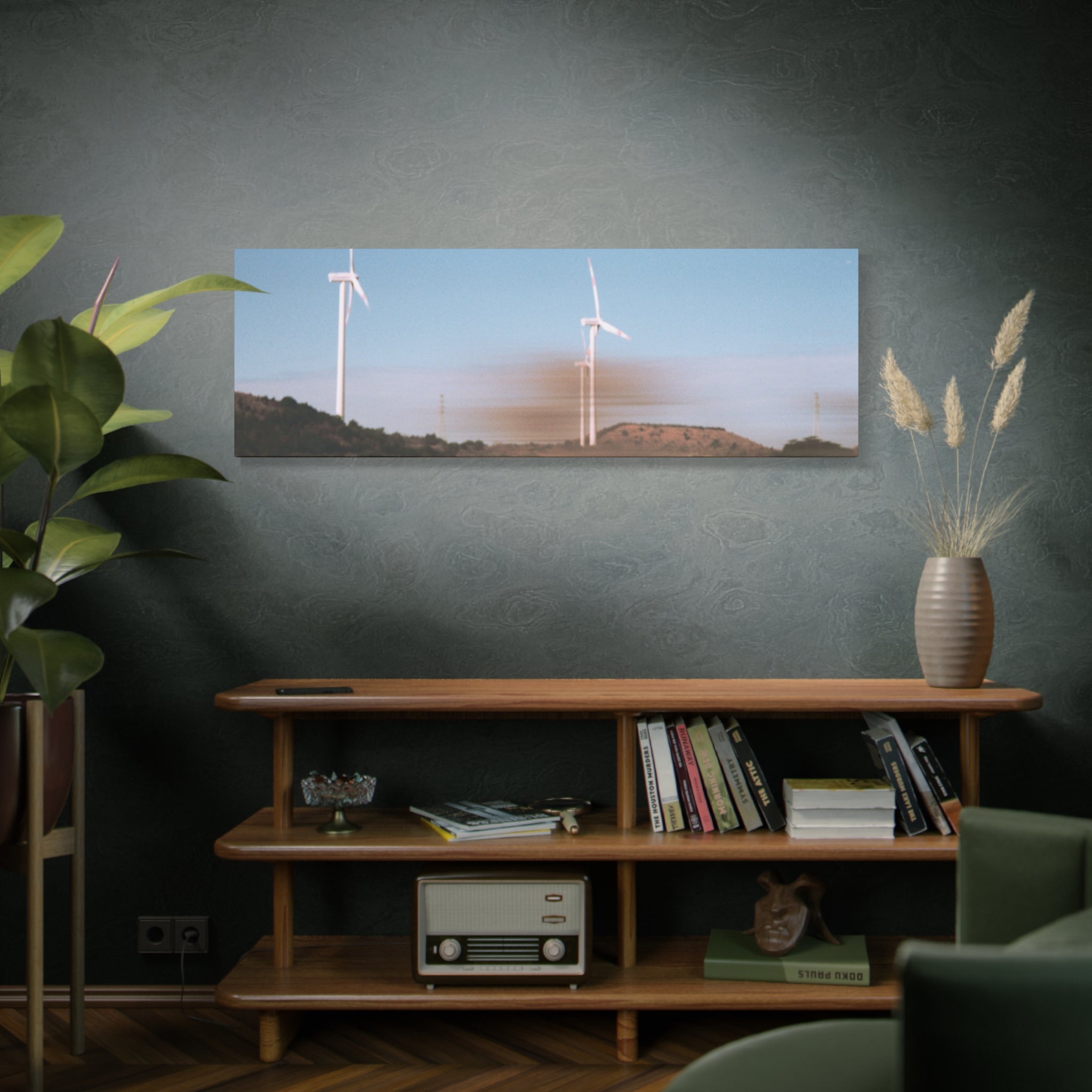 Jeju Winter Silver Grass Canvas Print