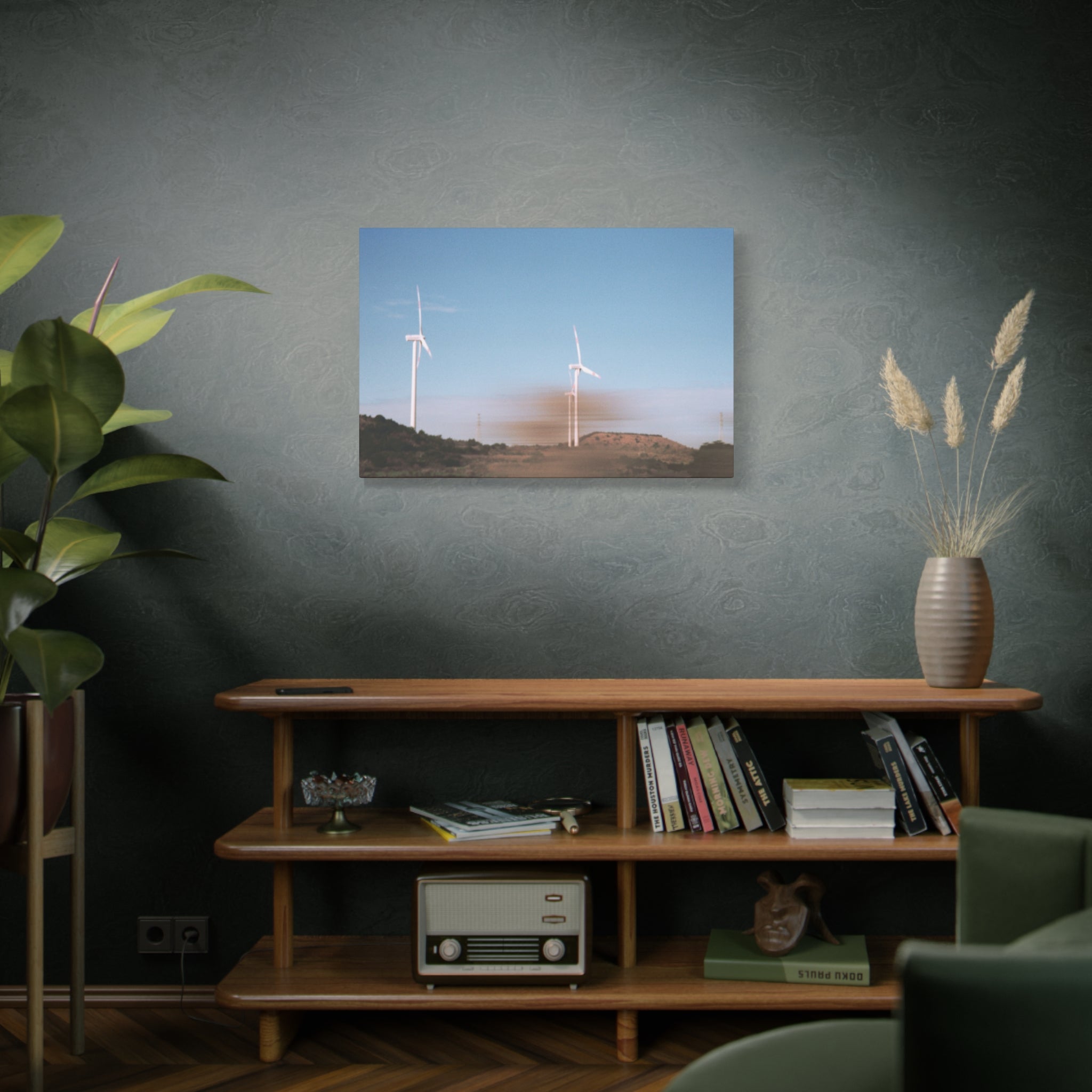 Jeju Winter Silver Grass Canvas Print