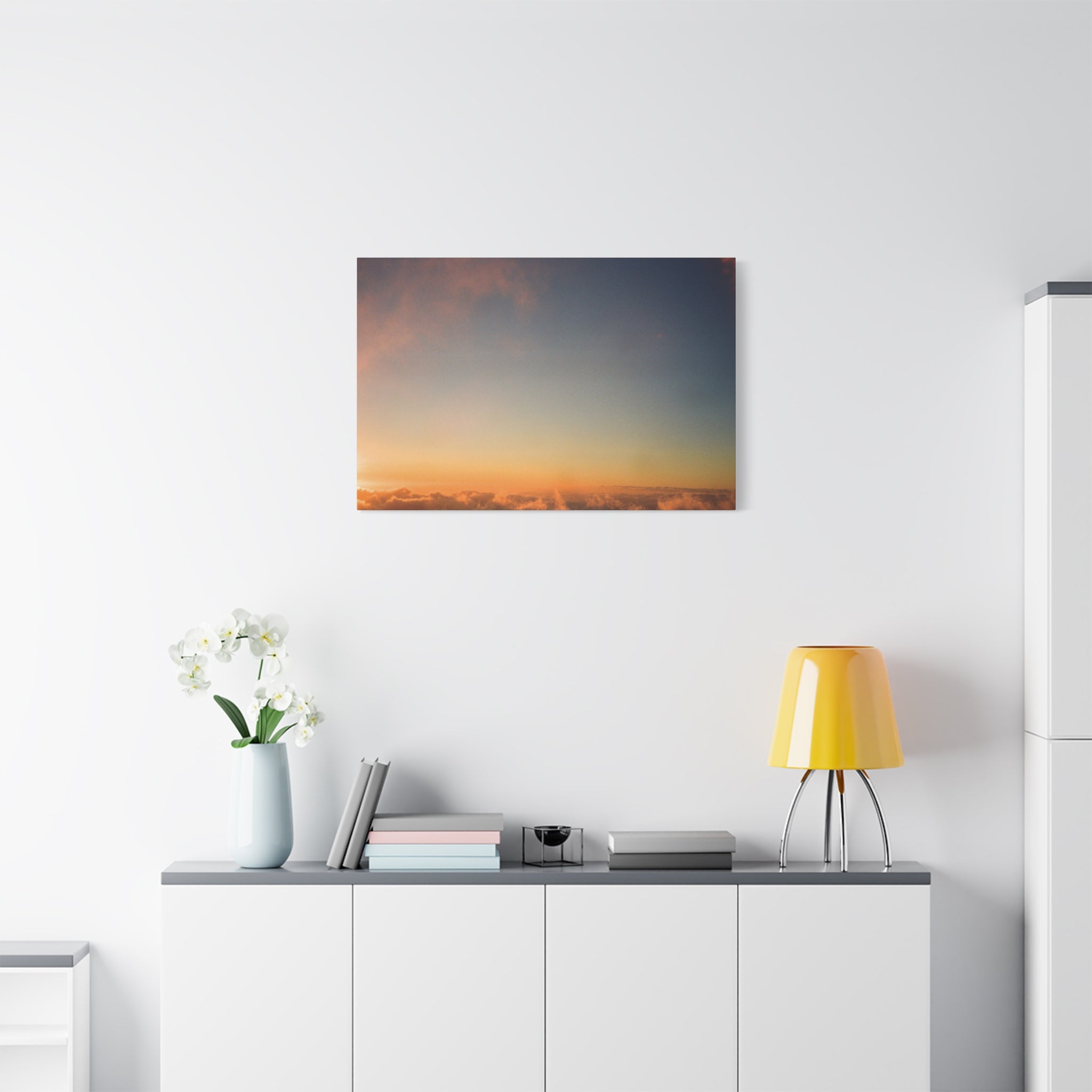 Jeju Hallasan New Year Sunrise Canvas Print