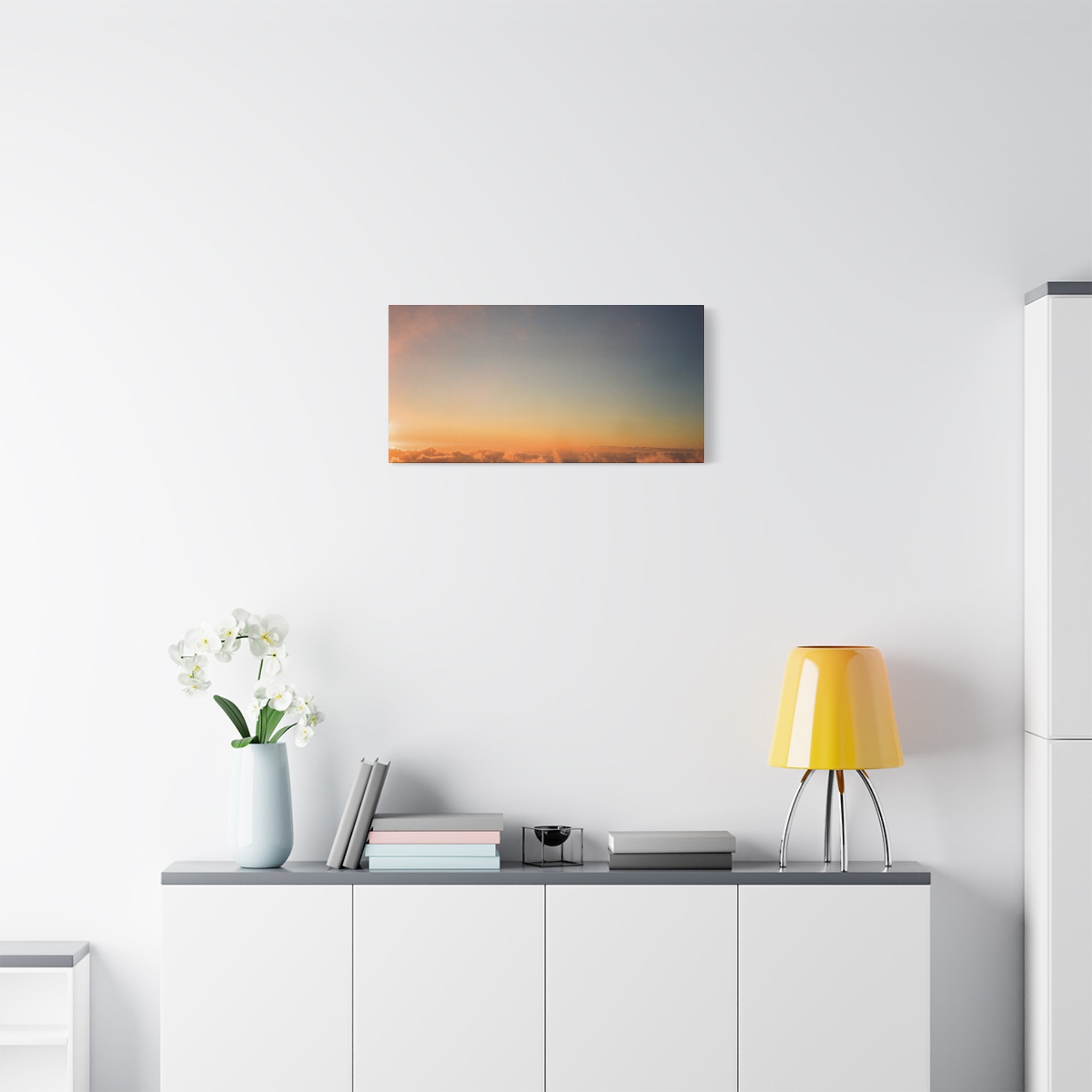 Jeju Hallasan New Year Sunrise Canvas Print