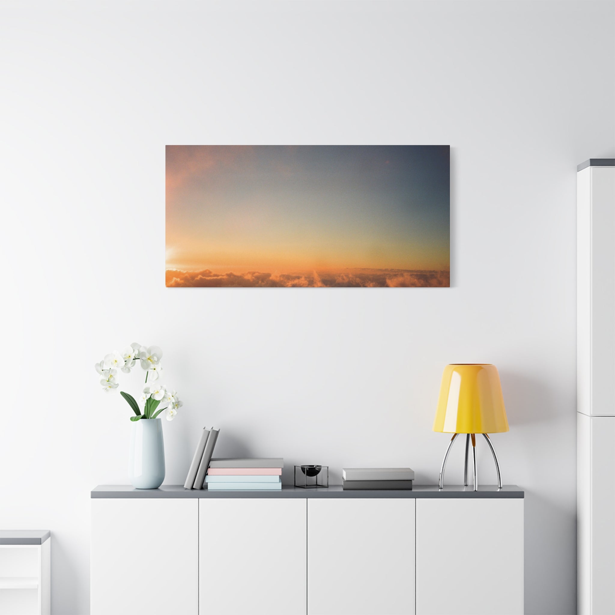 Jeju Hallasan New Year Sunrise Canvas Print
