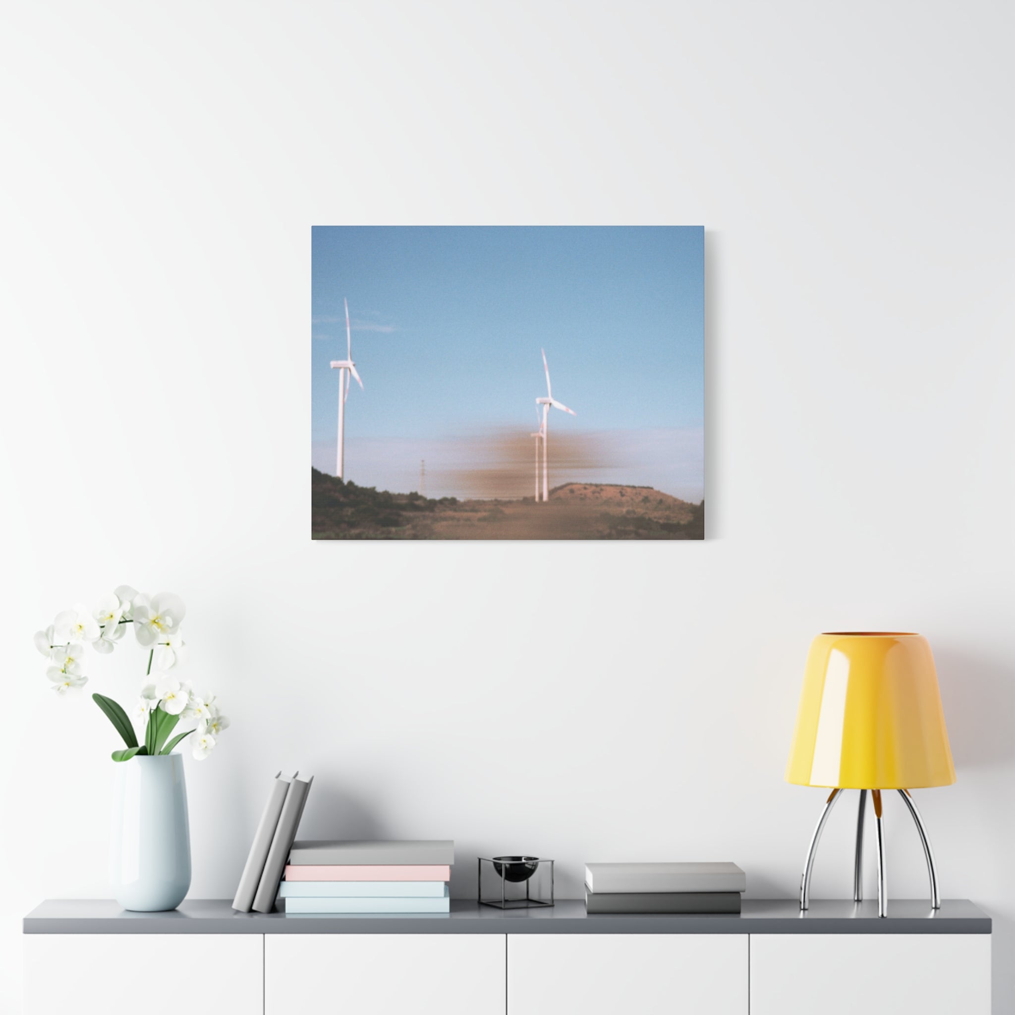 Jeju Winter Silver Grass Canvas Print