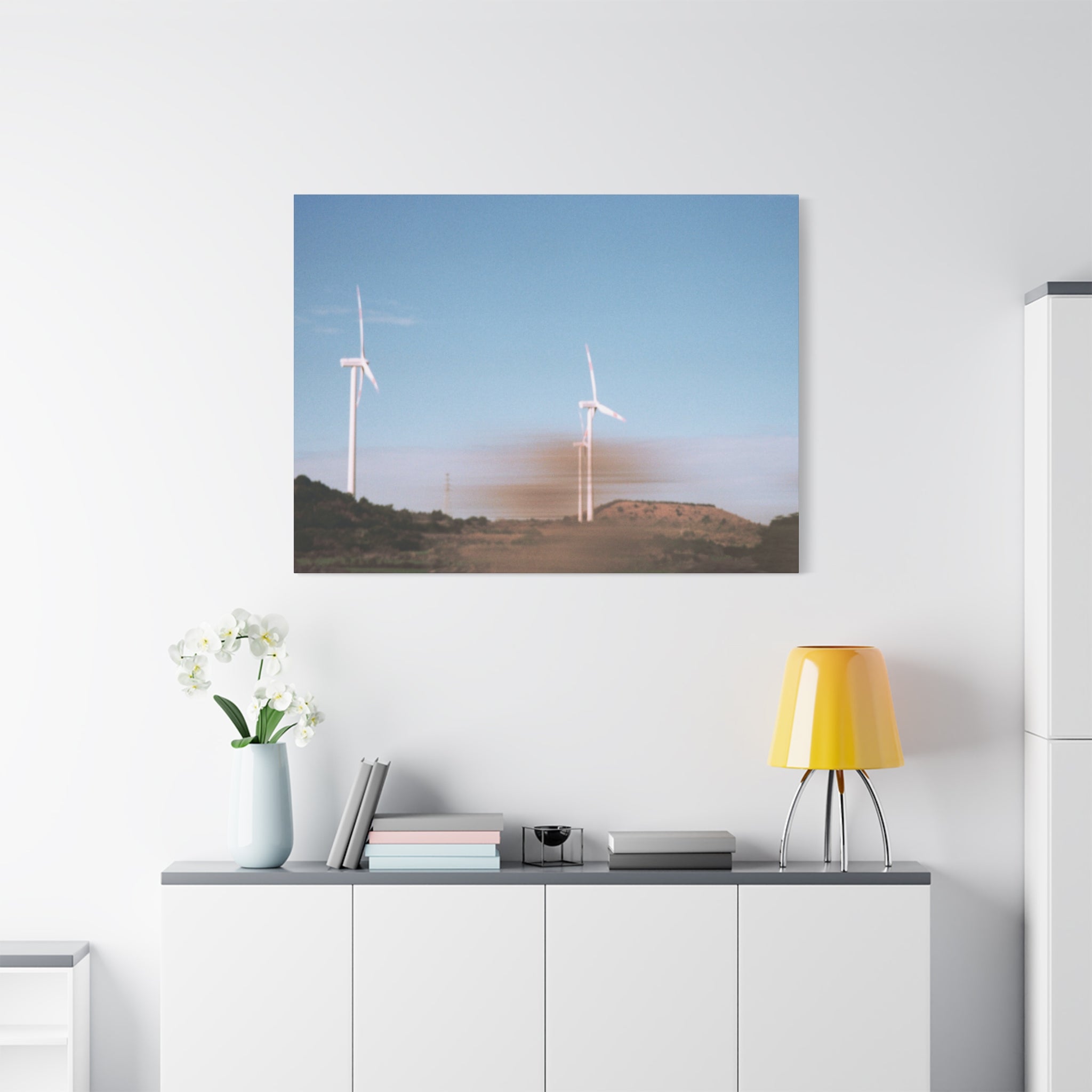 Jeju Winter Silver Grass Canvas Print