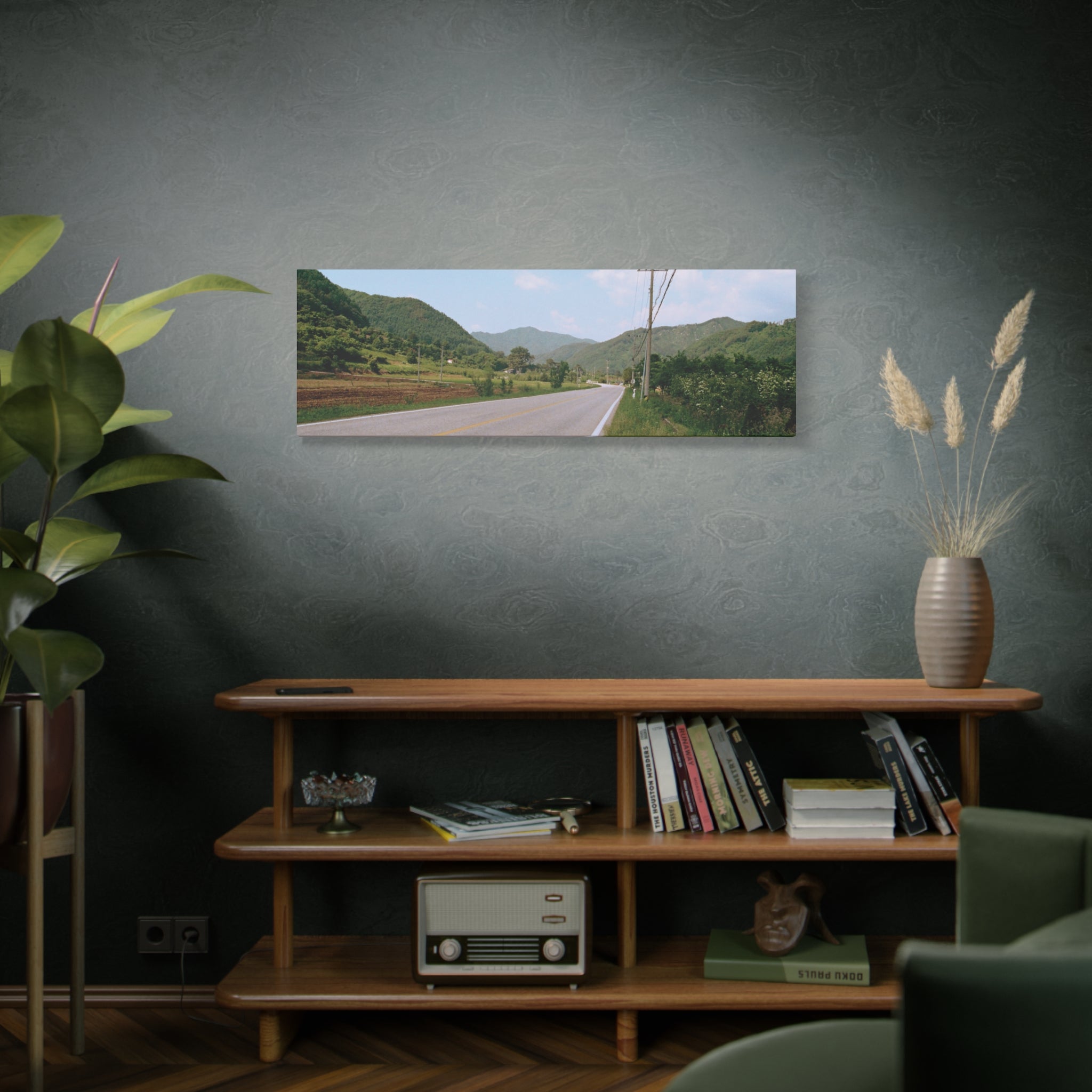 Summer Korean Wonju Country Road Canvas Print