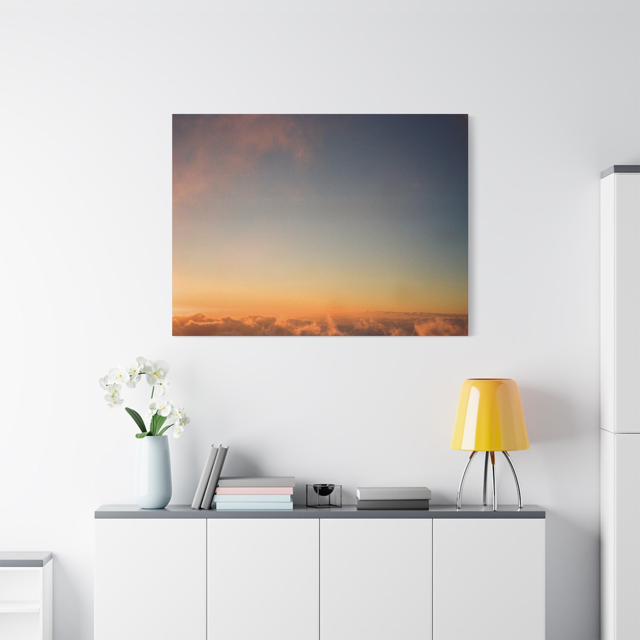 Jeju Hallasan New Year Sunrise Canvas Print