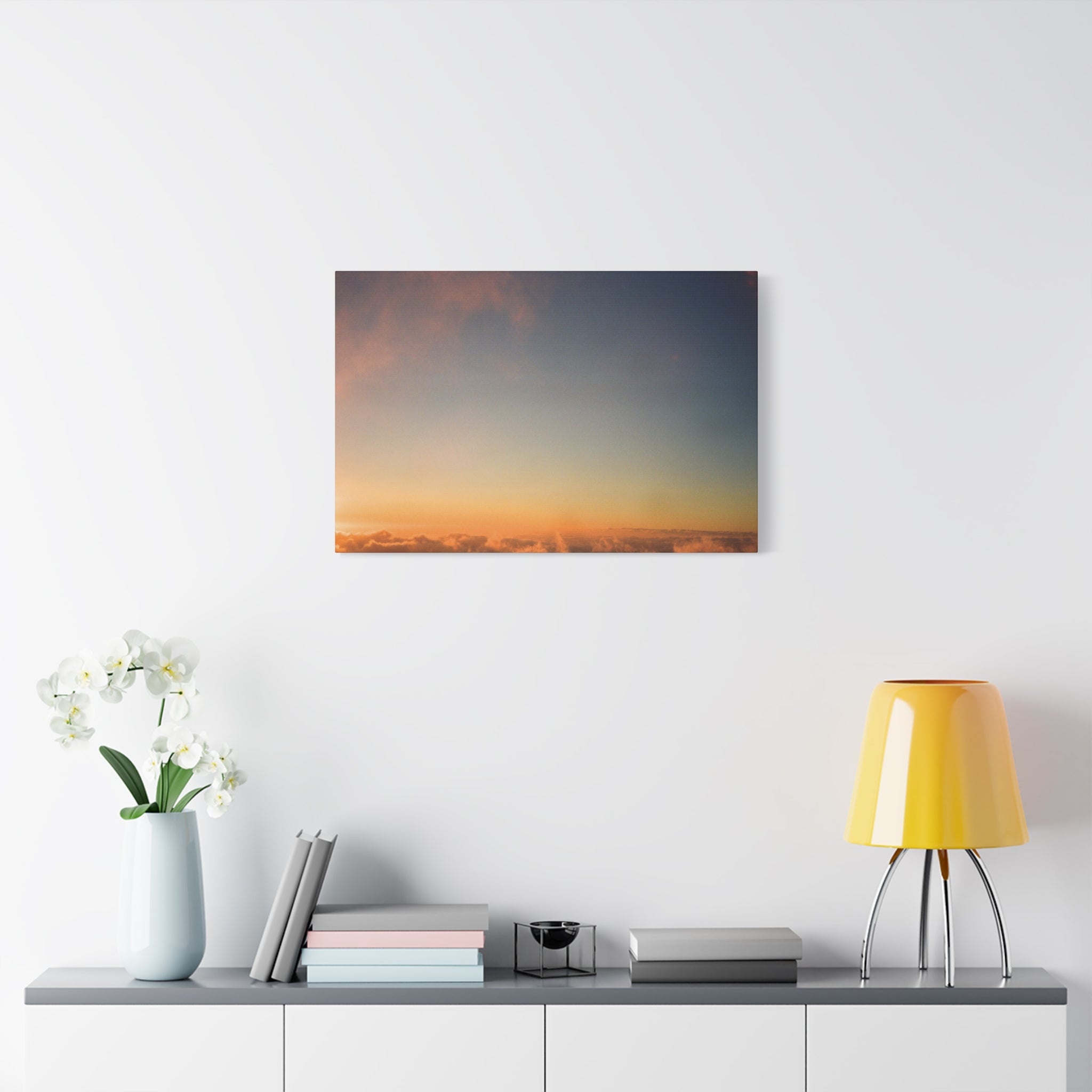 Jeju Hallasan New Year Sunrise Canvas Print
