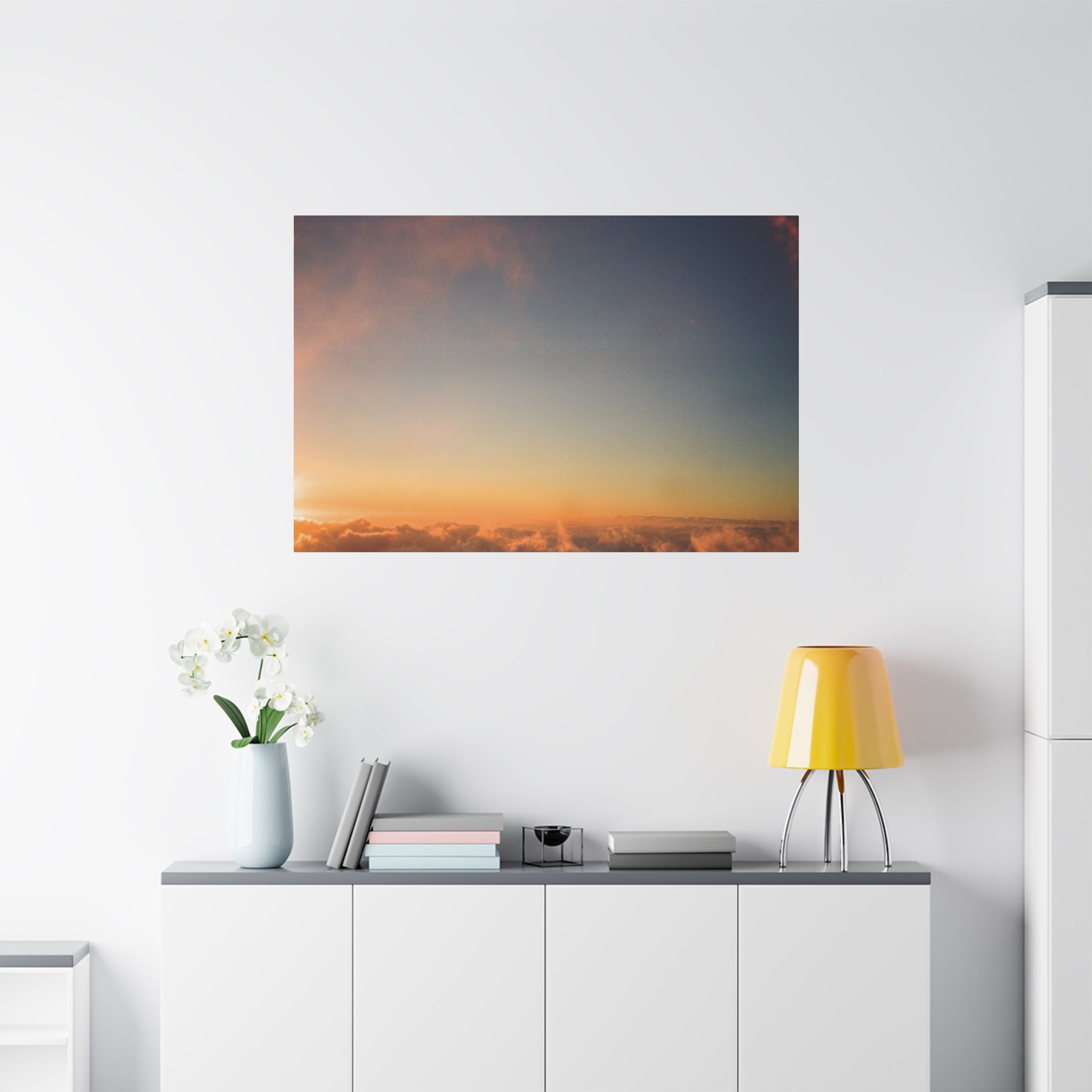 Jeju Hallasan New Year Sunrise Canvas Print