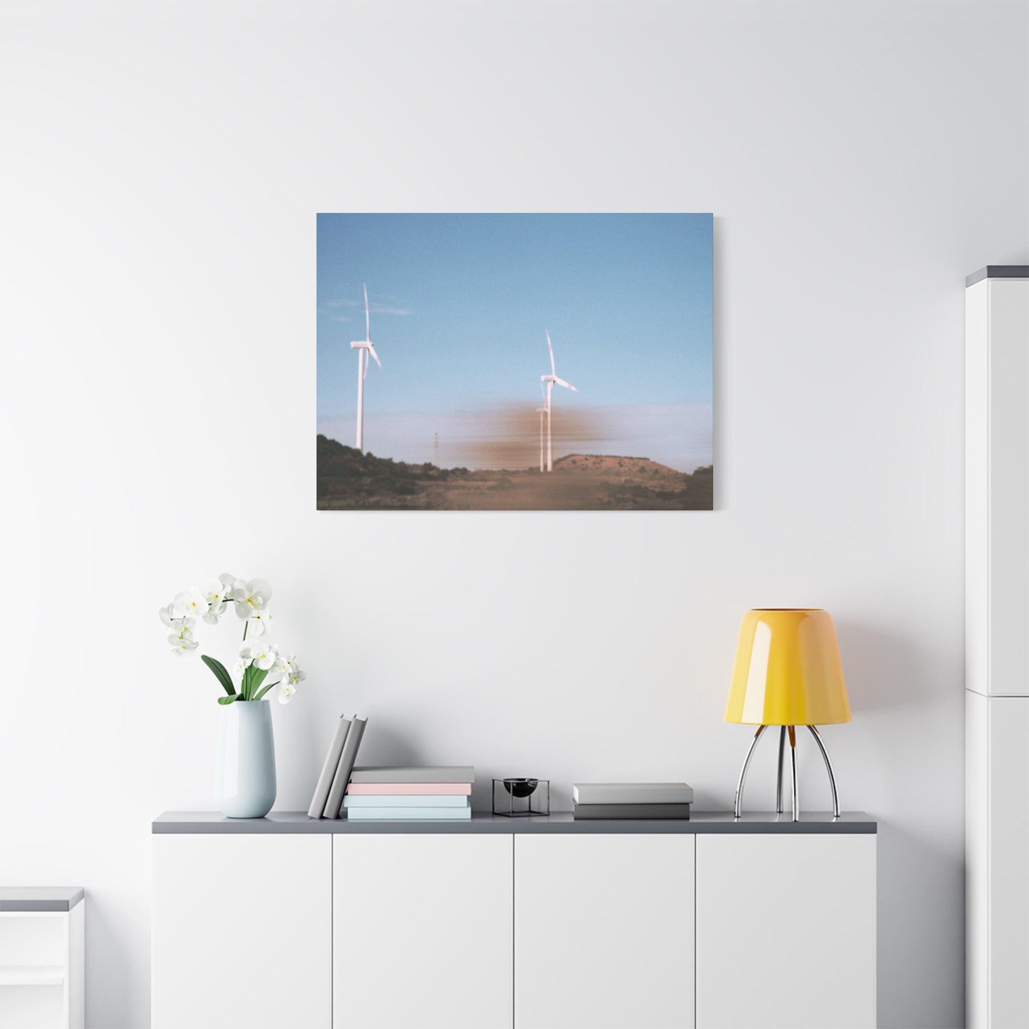 Jeju Winter Silver Grass Canvas Print