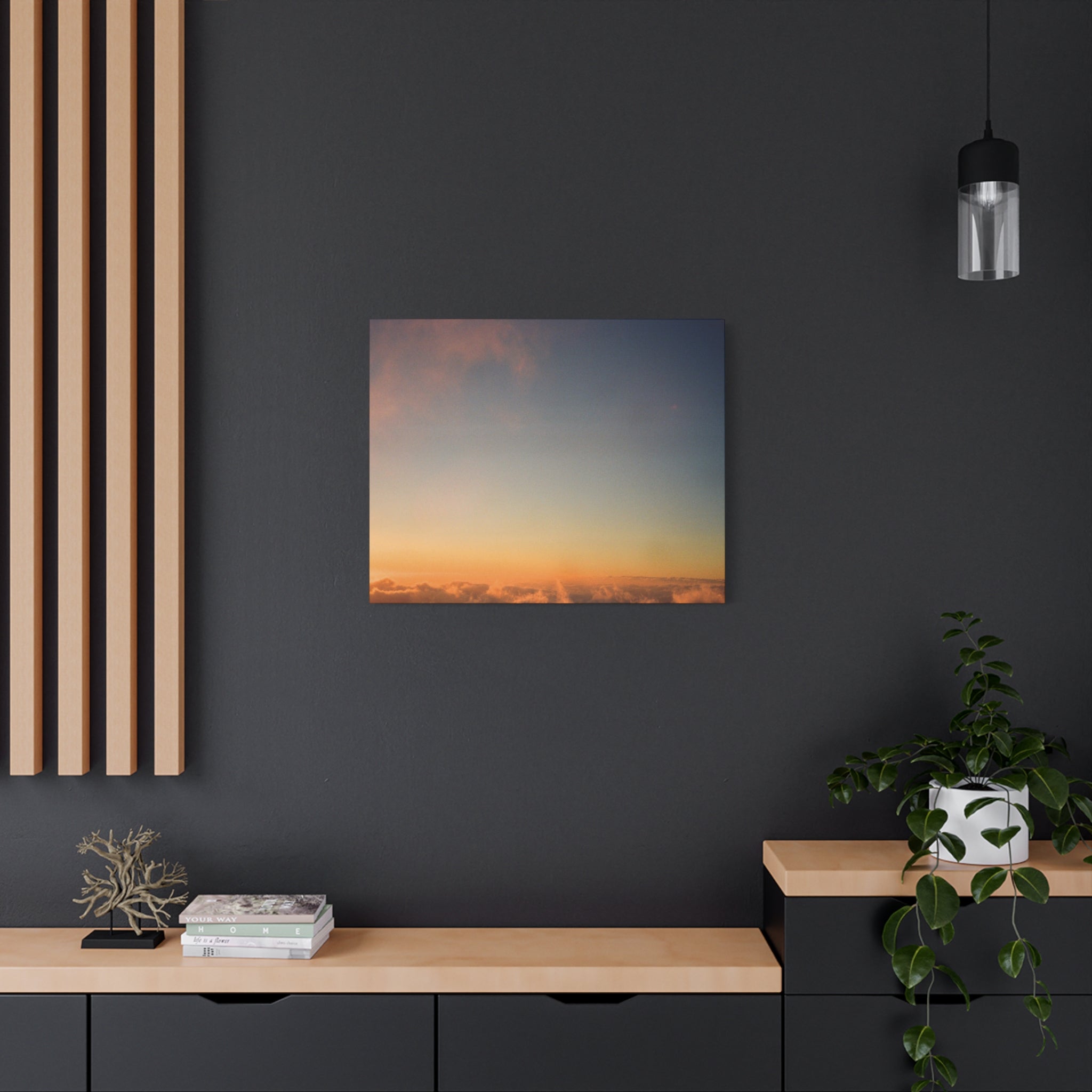 Jeju Hallasan New Year Sunrise Canvas Print