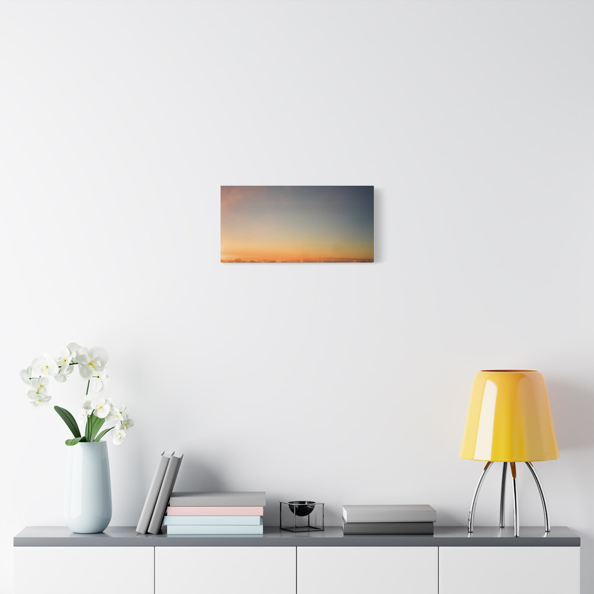 Jeju Hallasan New Year Sunrise Canvas Print
