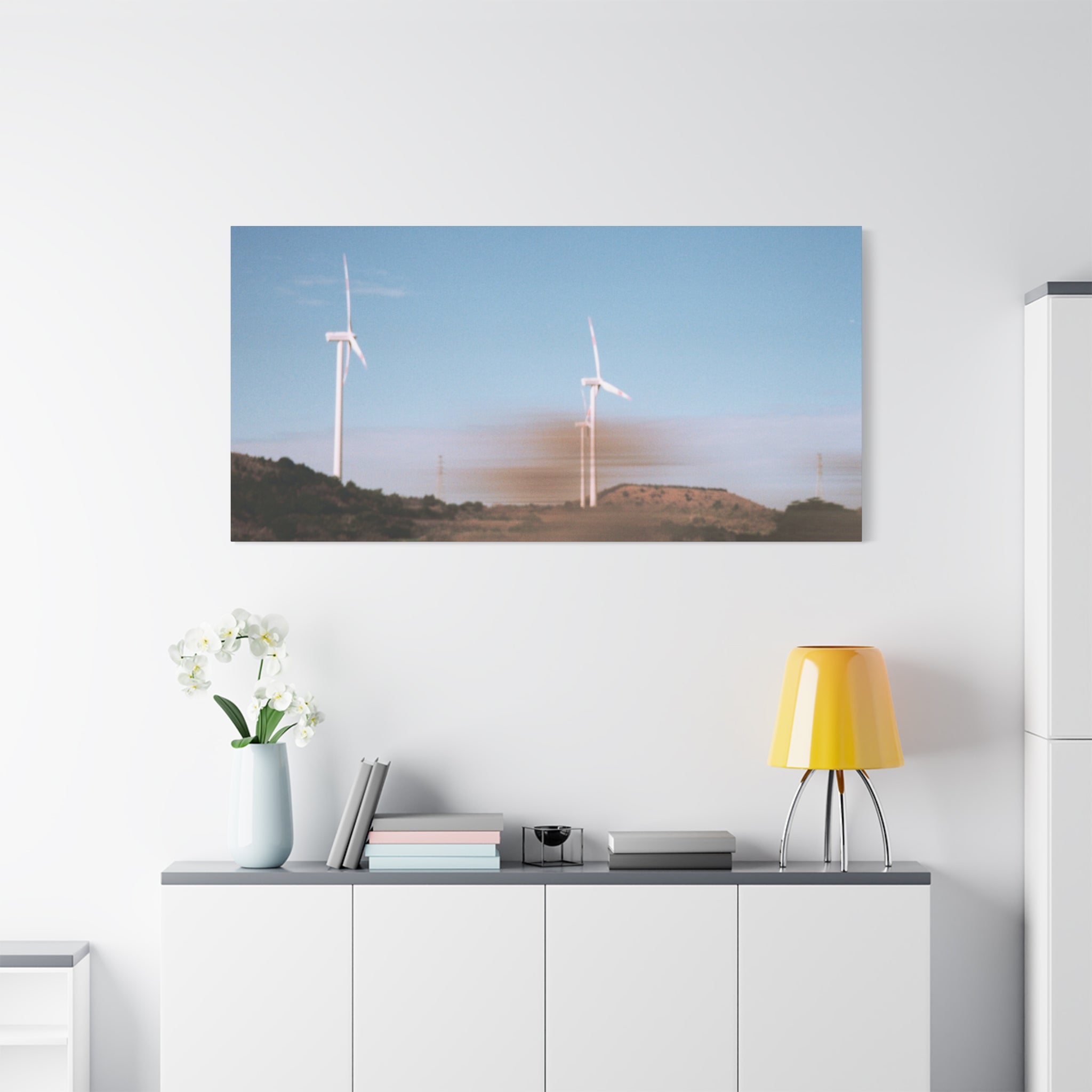 Jeju Winter Silver Grass Canvas Print