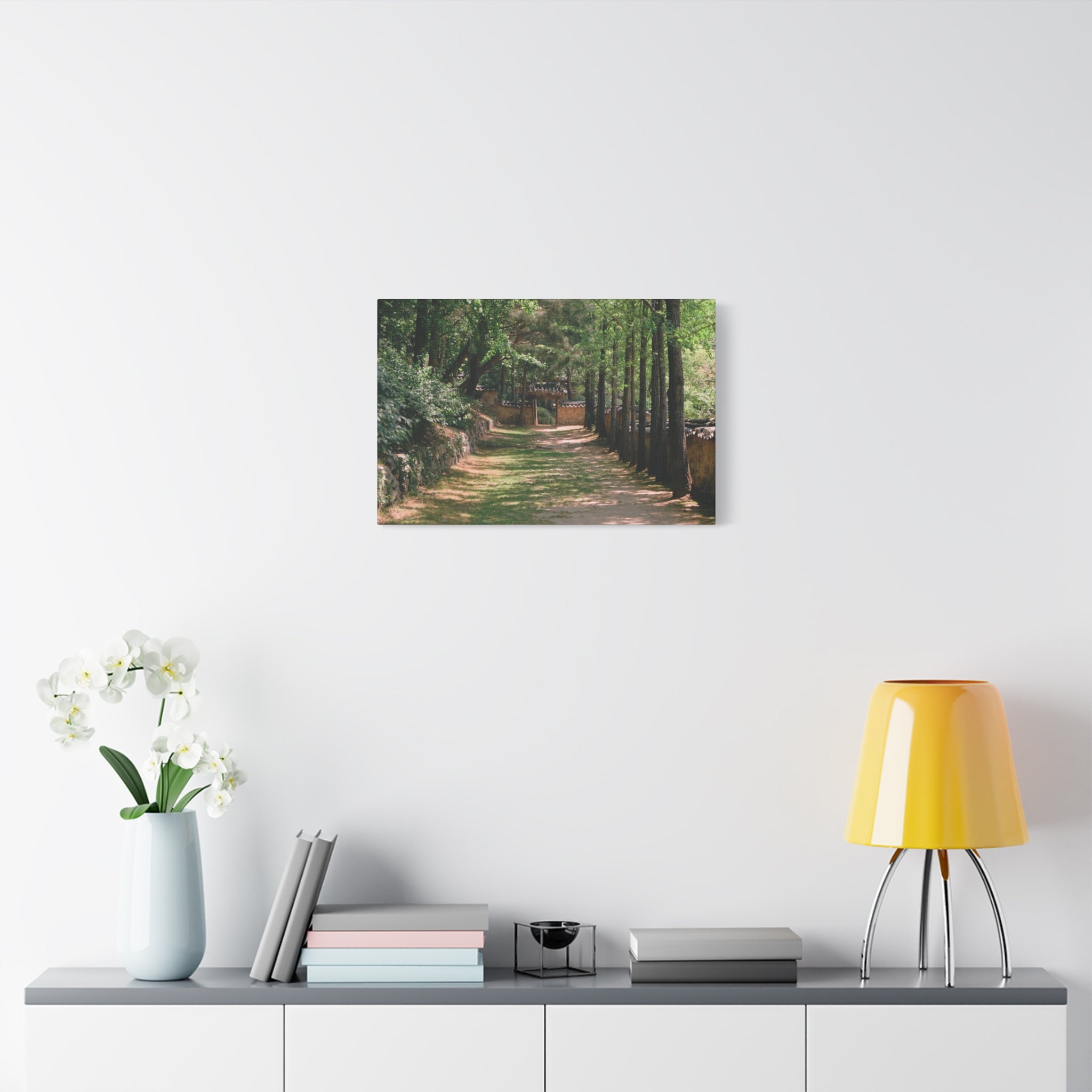 Korean Yongin Folk Village Hanok Lane Canvas Print