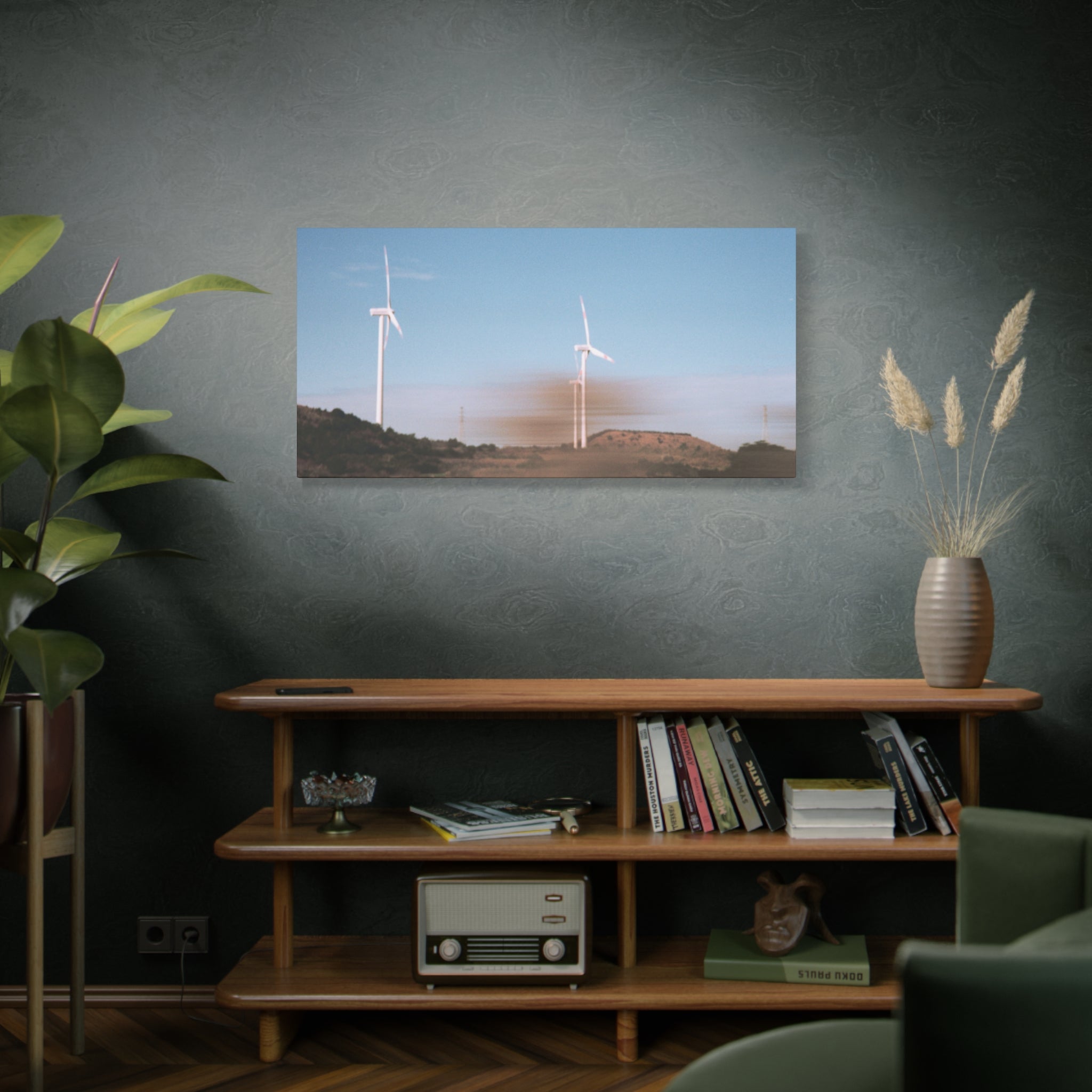 Jeju Winter Silver Grass Canvas Print