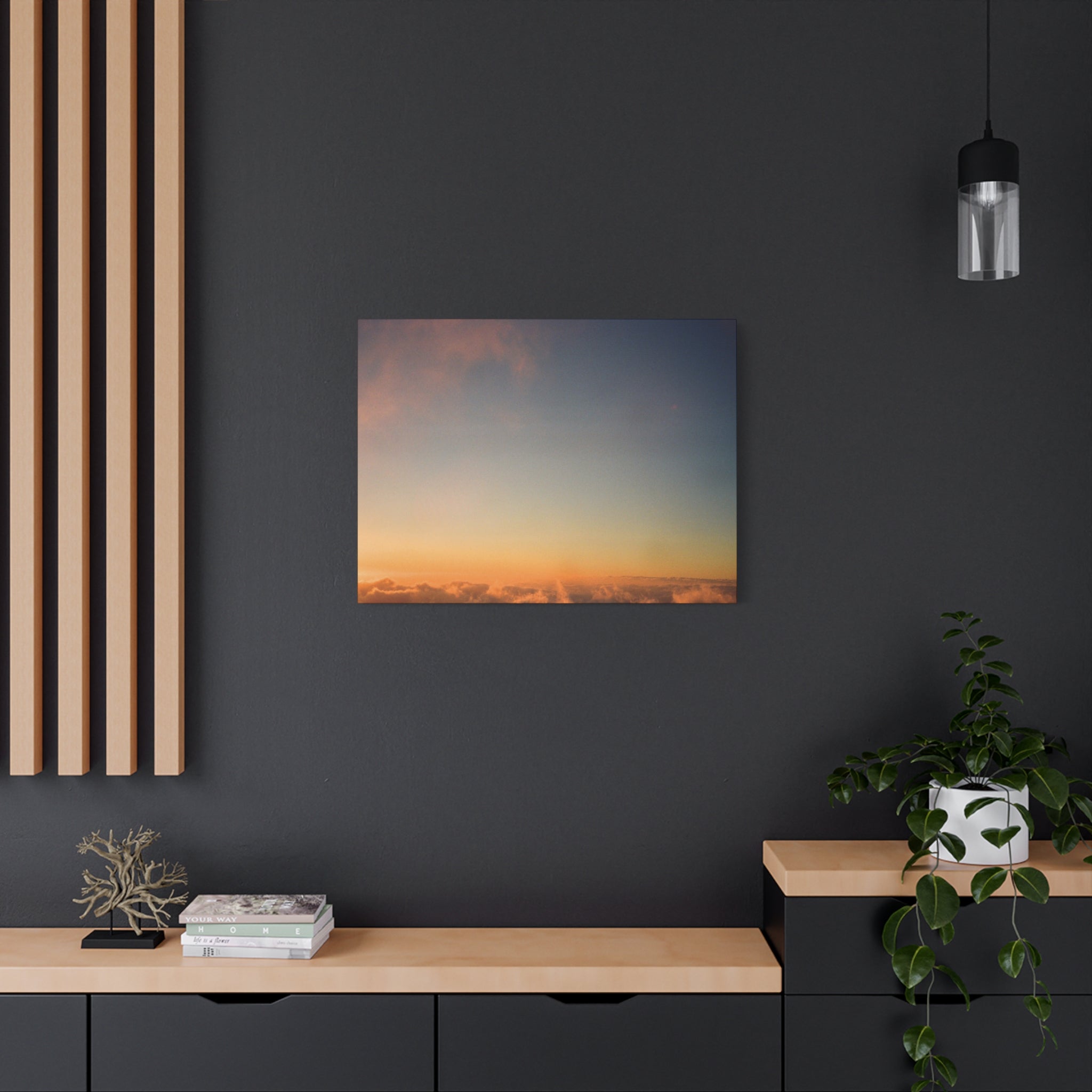Jeju Hallasan New Year Sunrise Canvas Print