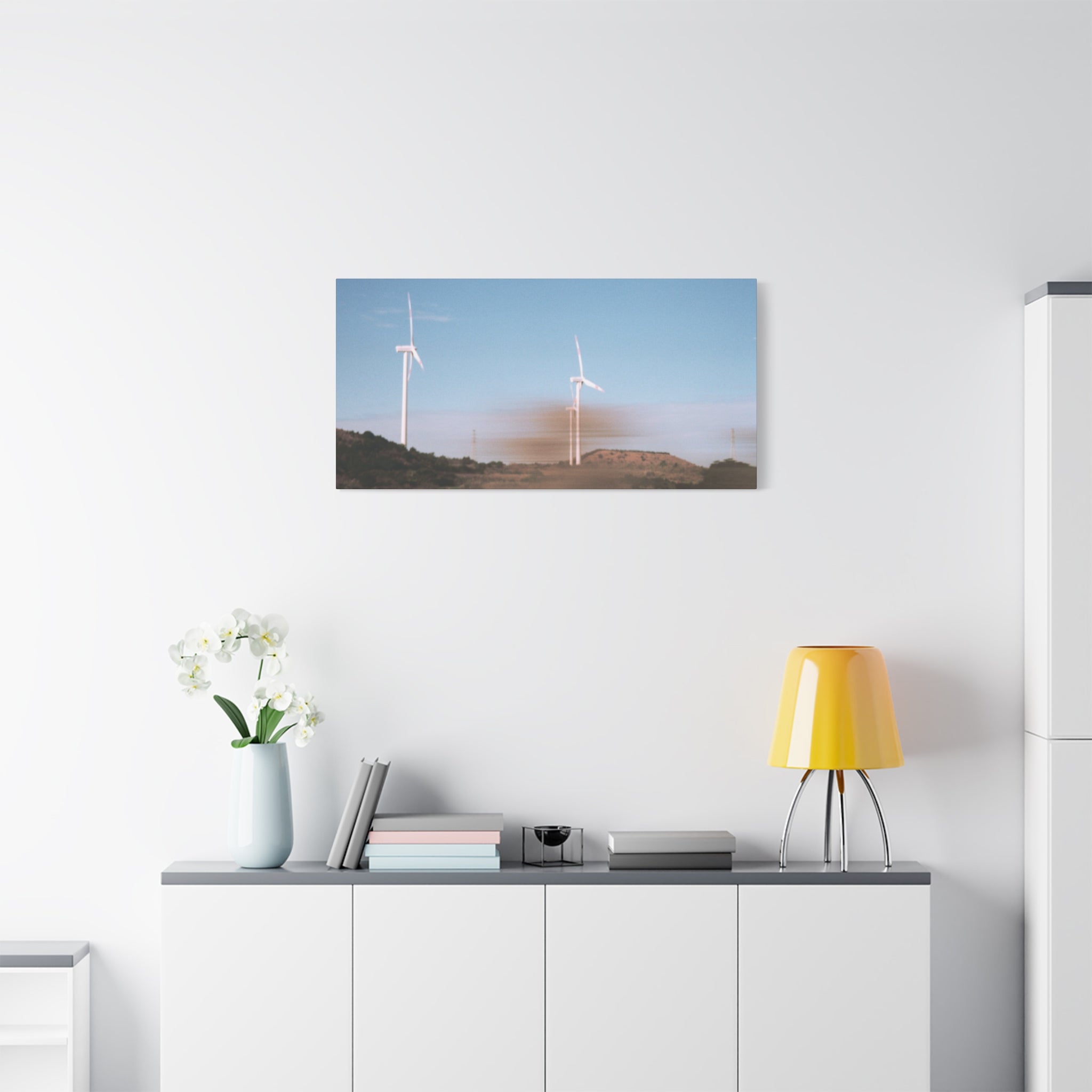 Jeju Winter Silver Grass Canvas Print