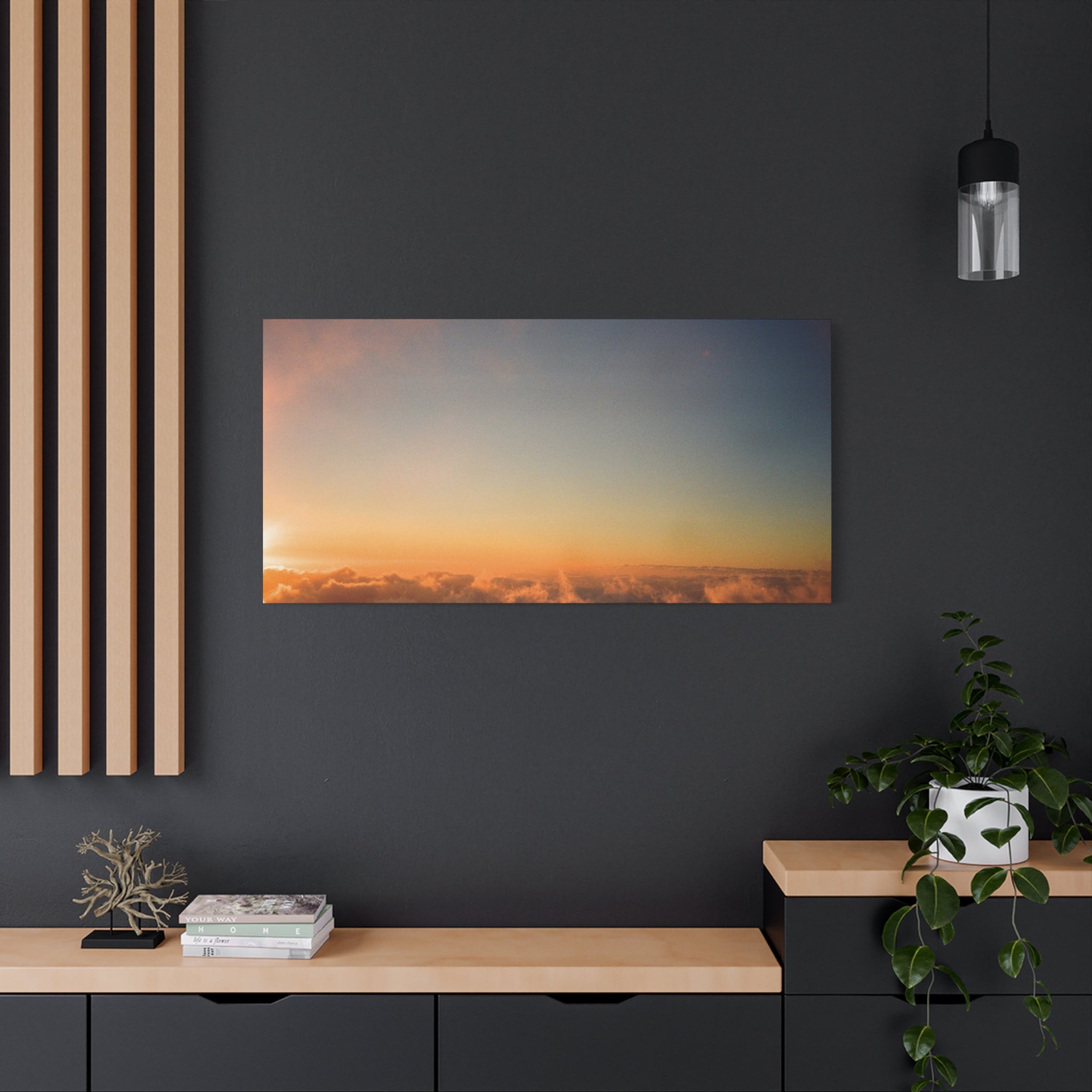 Jeju Hallasan New Year Sunrise Canvas Print