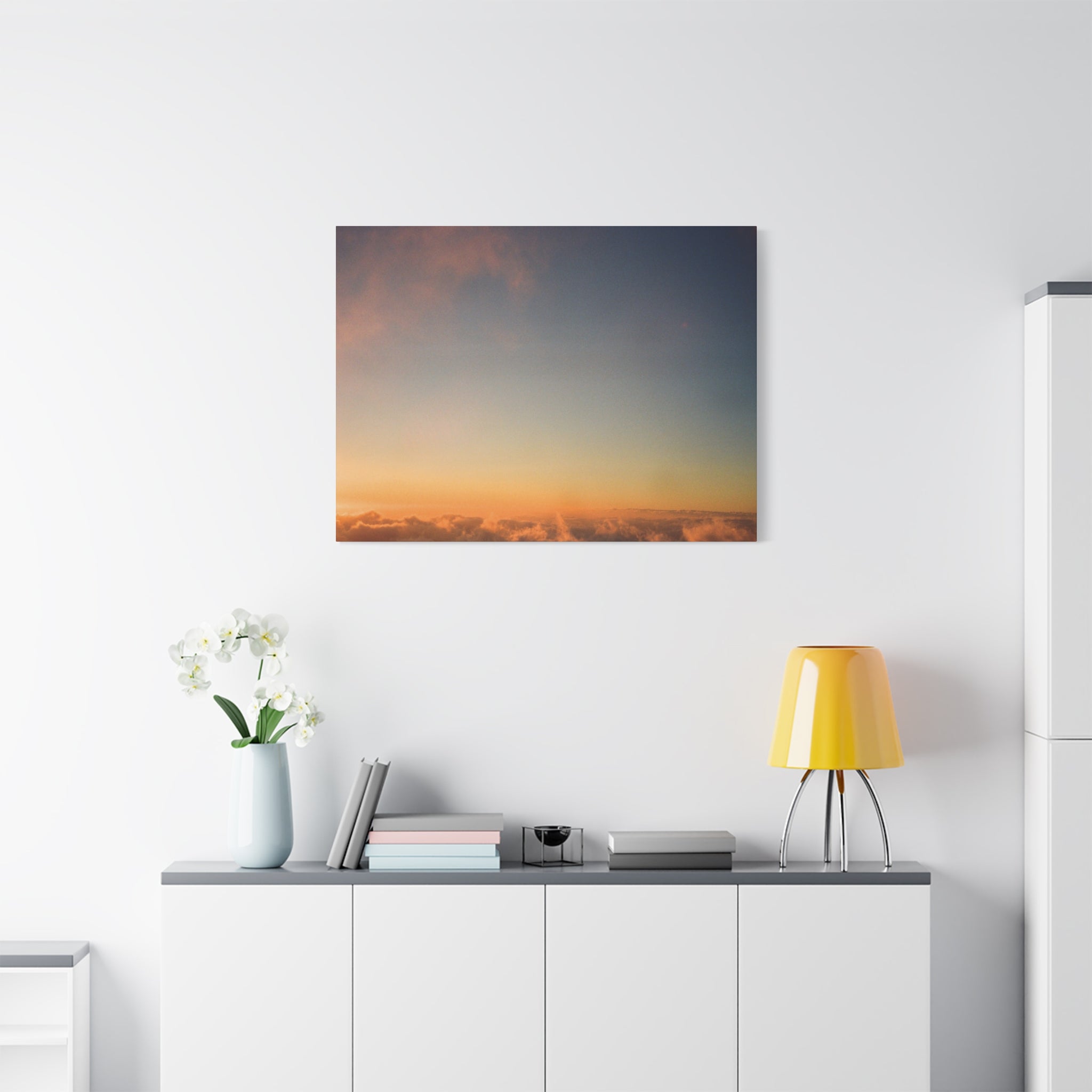 Jeju Hallasan New Year Sunrise Canvas Print