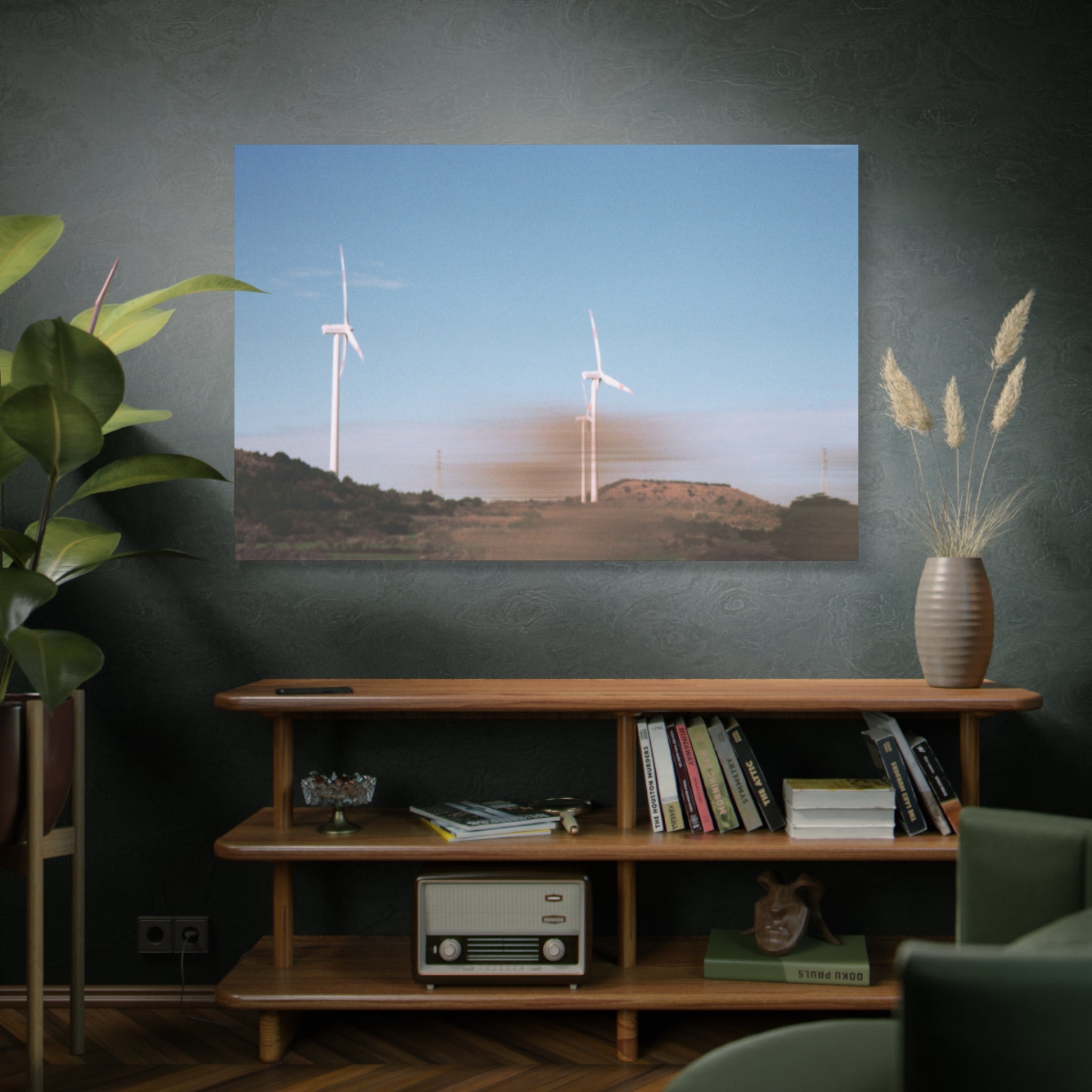 Jeju Winter Silver Grass Canvas Print