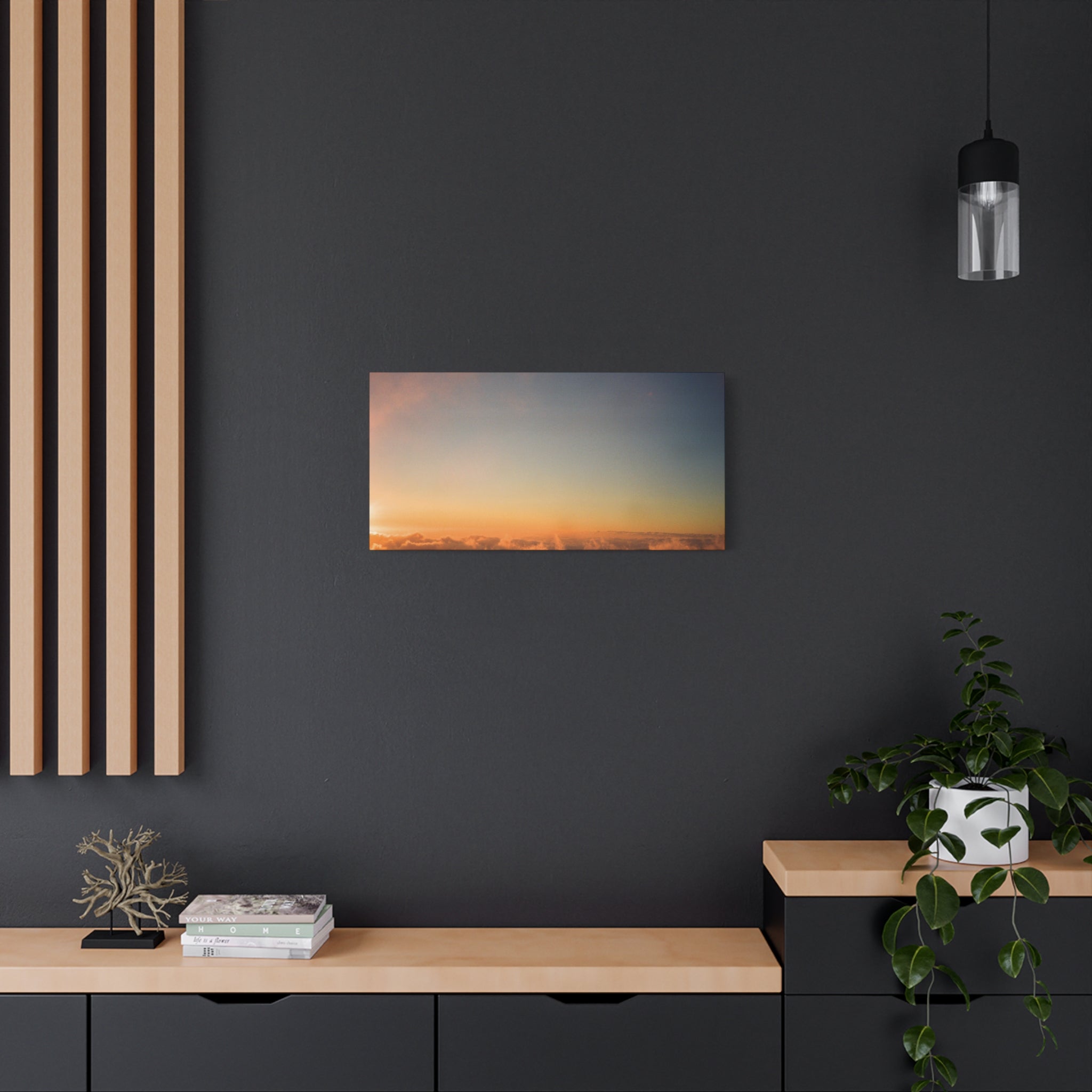 Jeju Hallasan New Year Sunrise Canvas Print