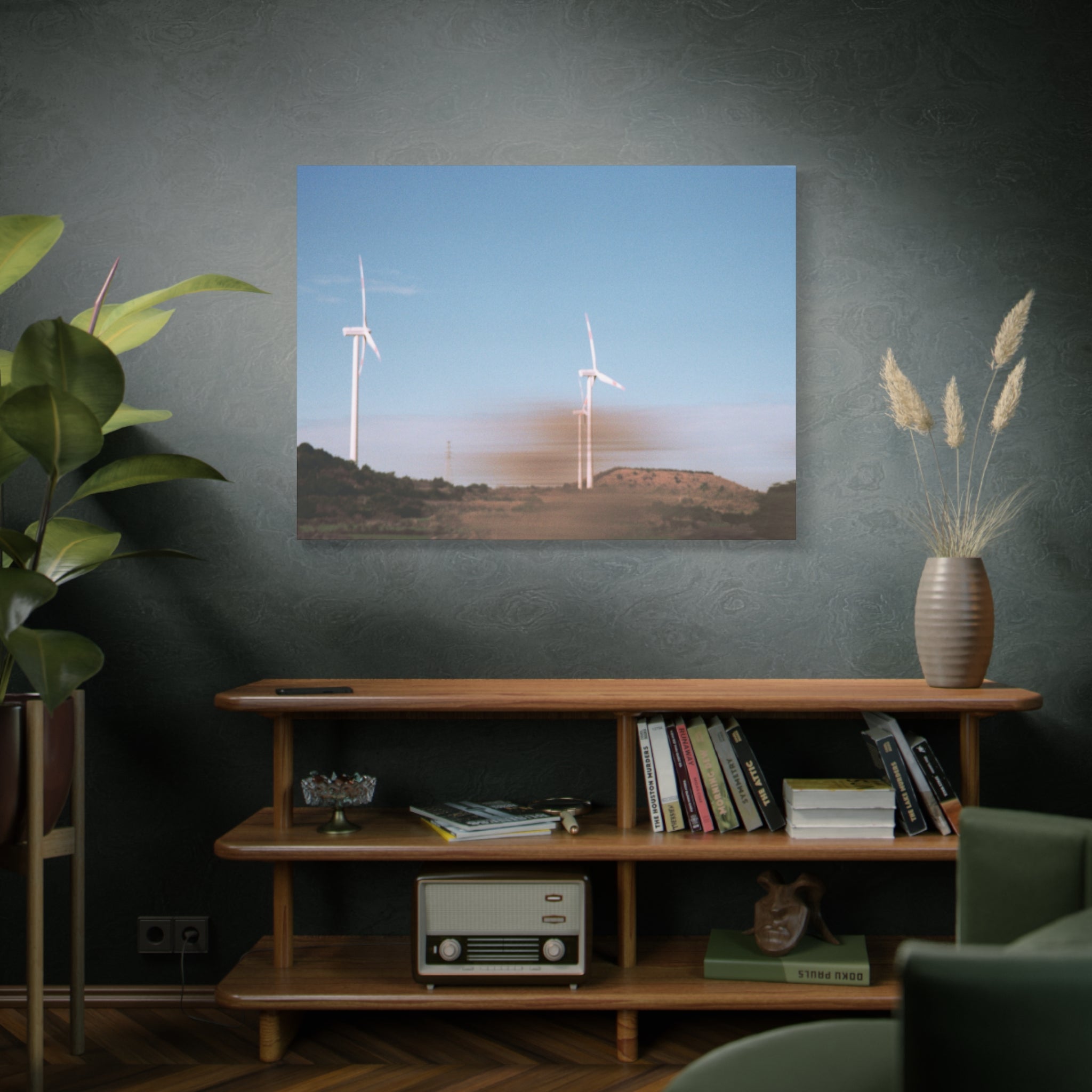 Jeju Winter Silver Grass Canvas Print