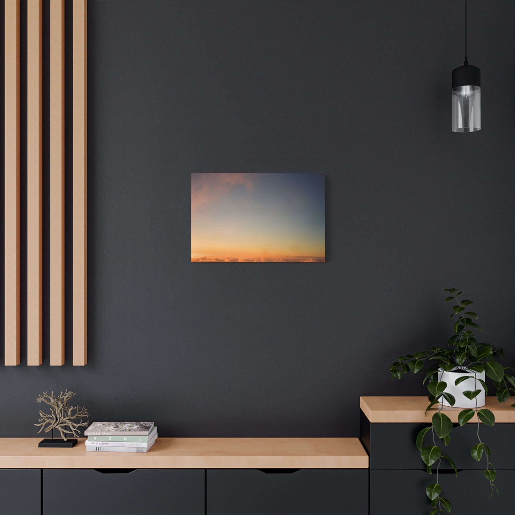 Jeju Hallasan New Year Sunrise Canvas Print