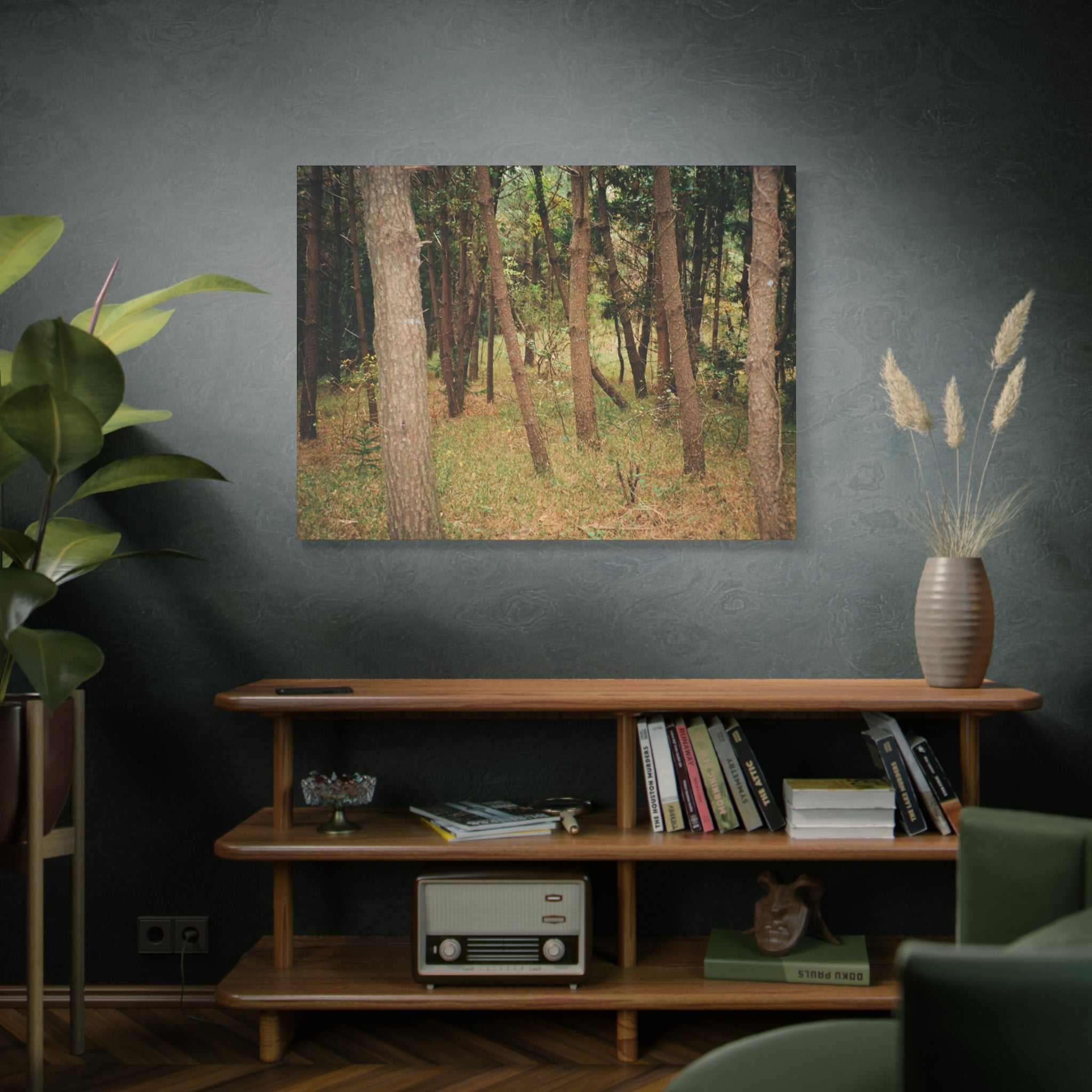 Jeju Gungdae Oreum Forest Canvas Print