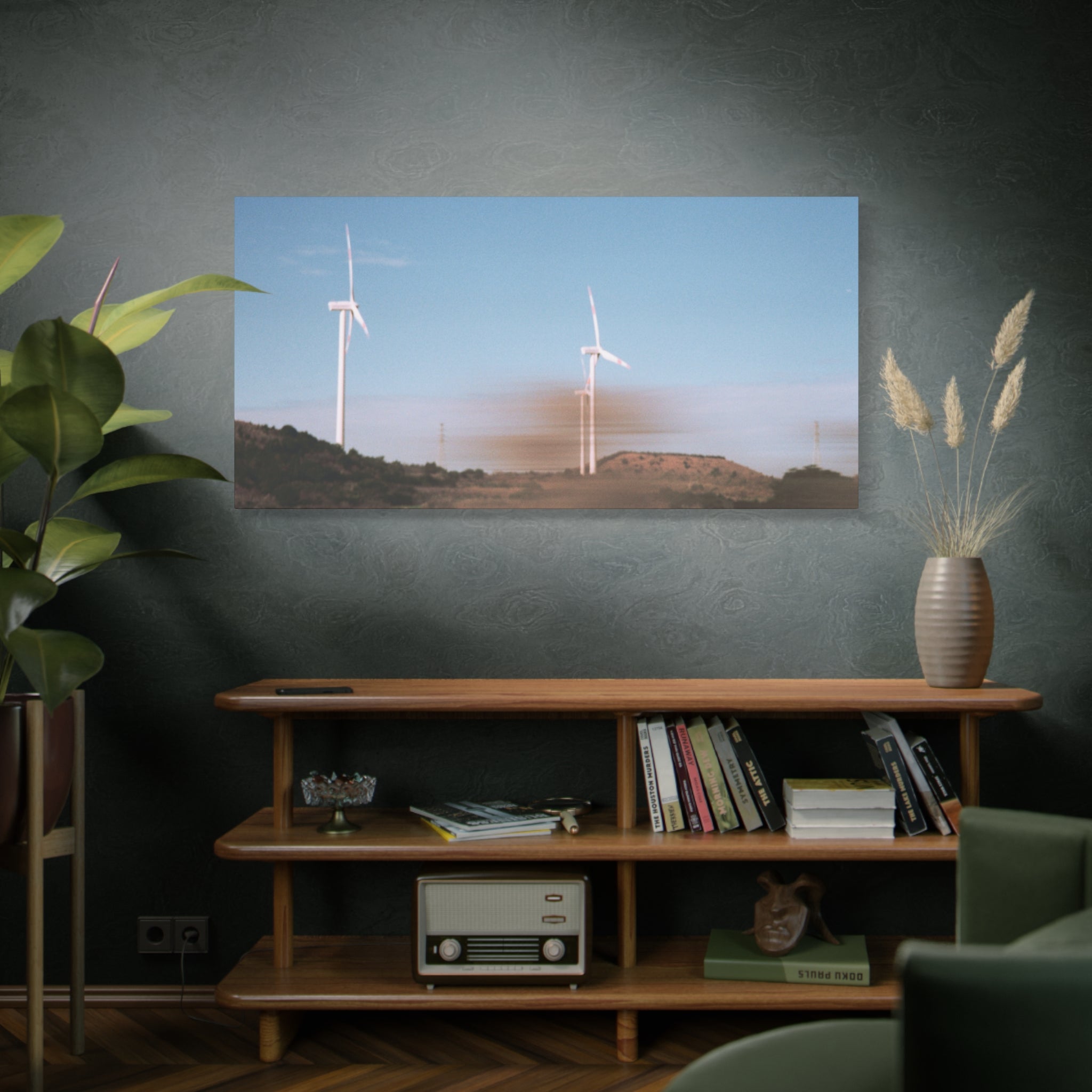 Jeju Winter Silver Grass Canvas Print