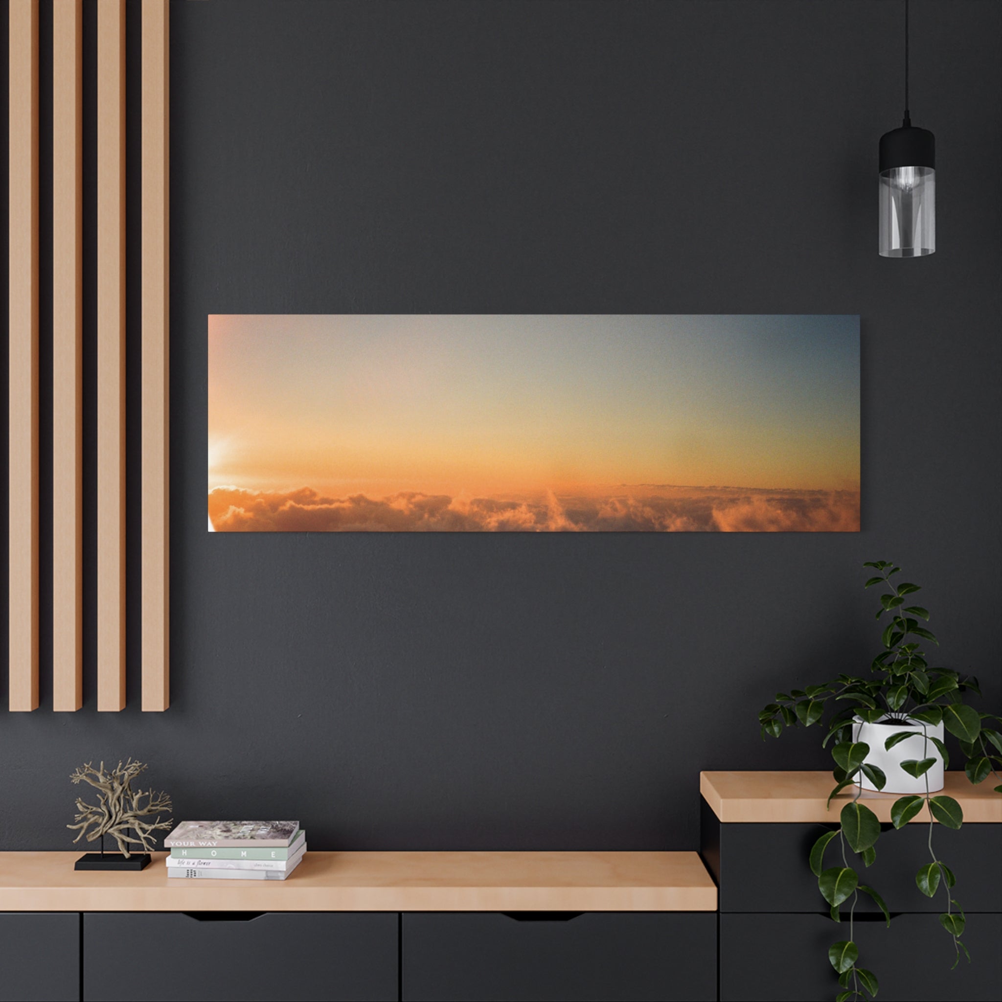 Jeju Hallasan New Year Sunrise Canvas Print