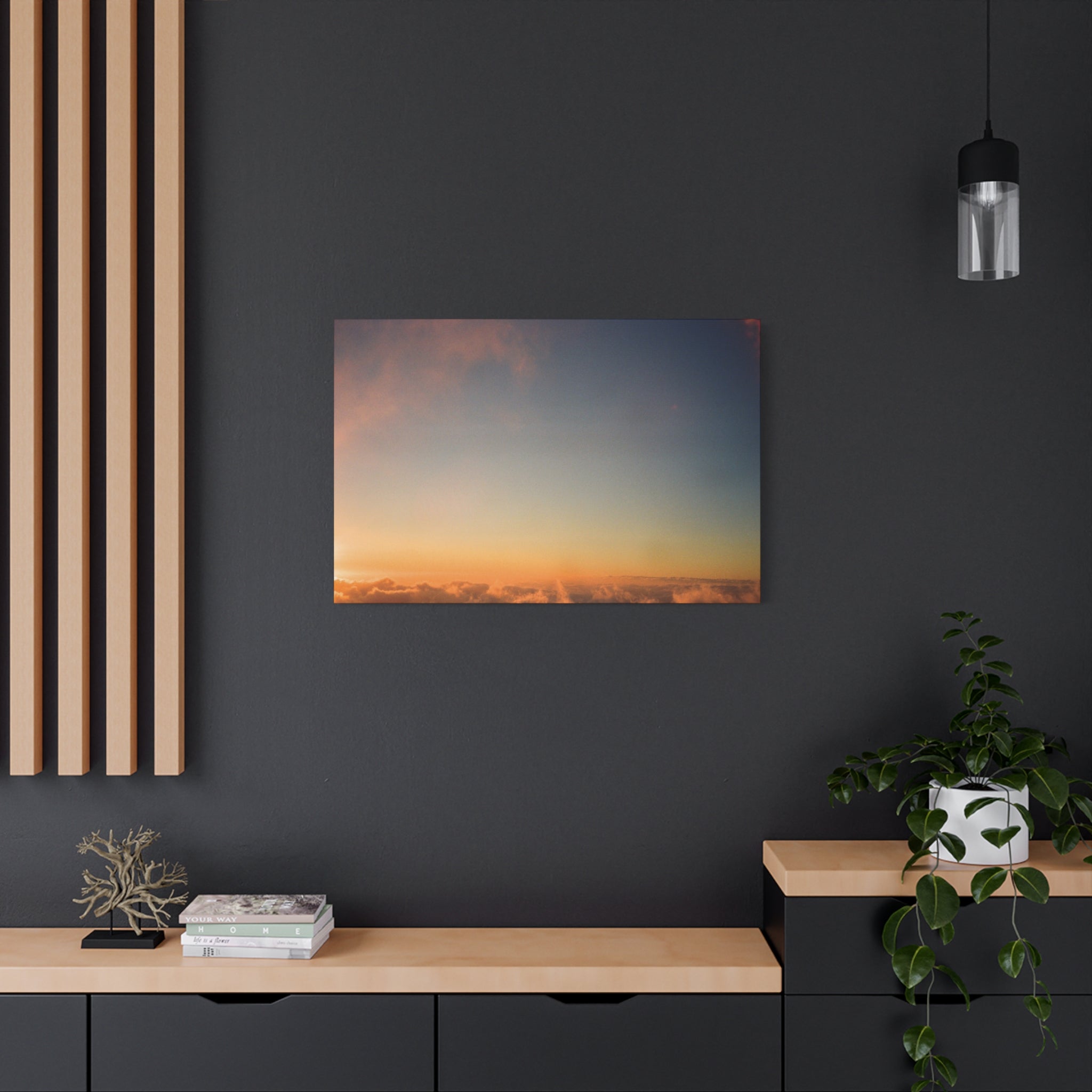 Jeju Hallasan New Year Sunrise Canvas Print