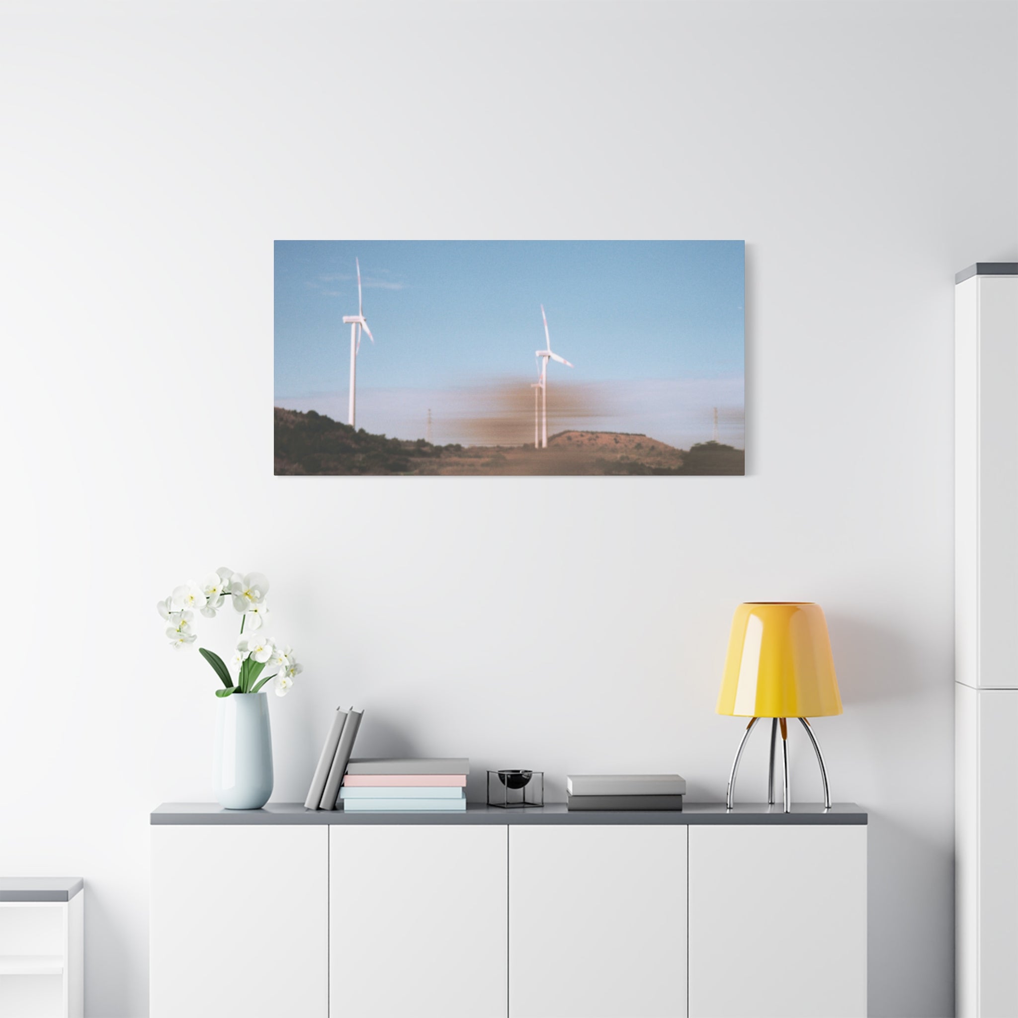 Jeju Winter Silver Grass Canvas Print