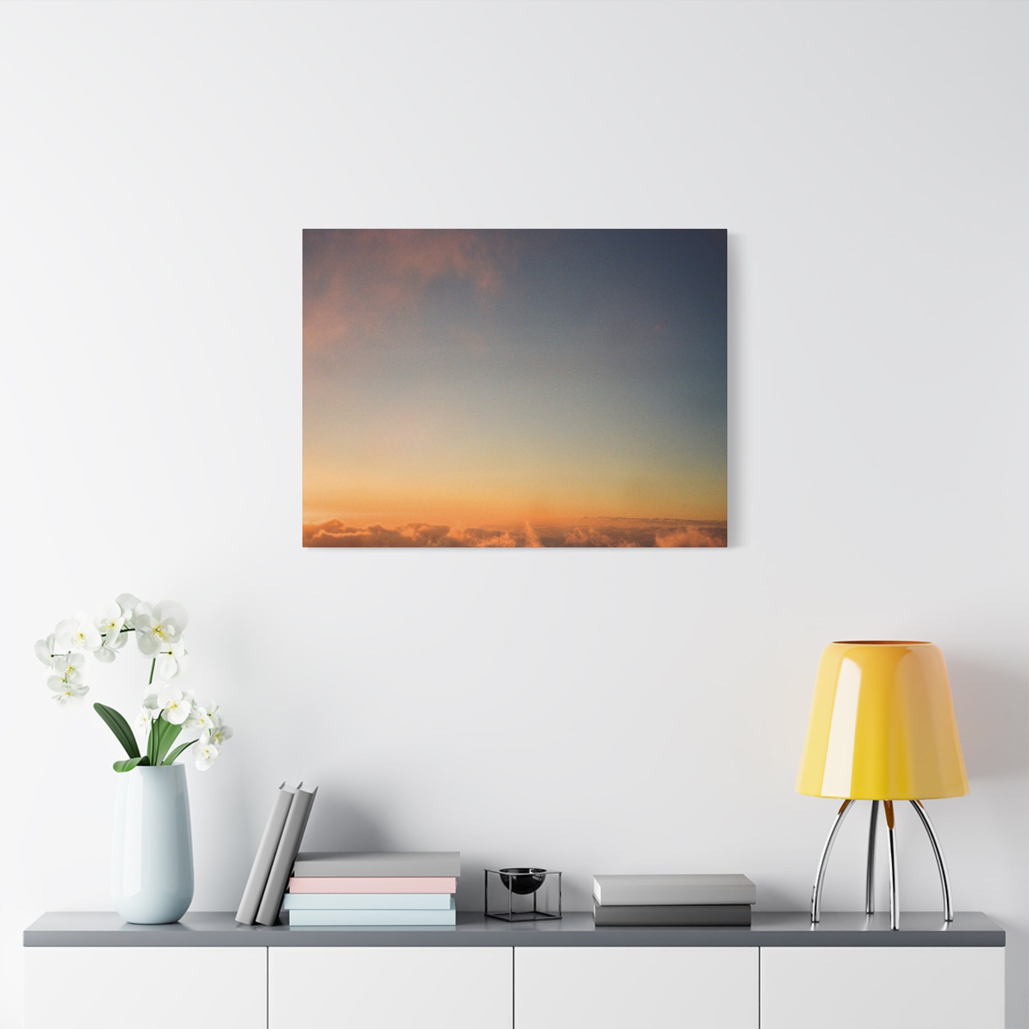 Jeju Hallasan New Year Sunrise Canvas Print
