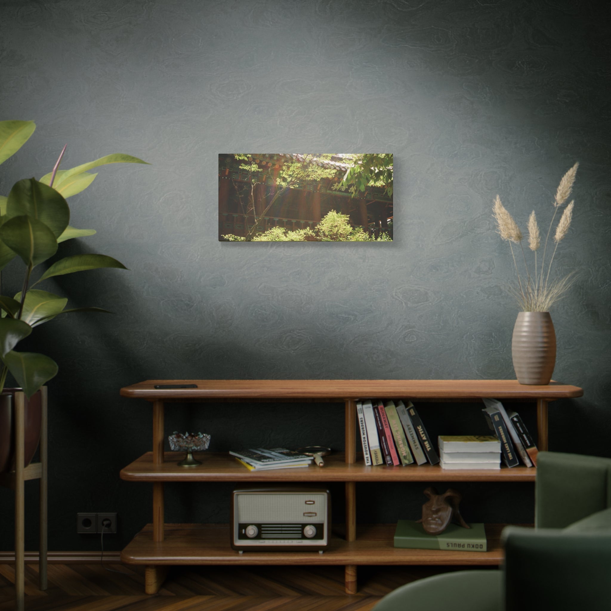 Korean Hanok Spring Sunshine Canvas Print