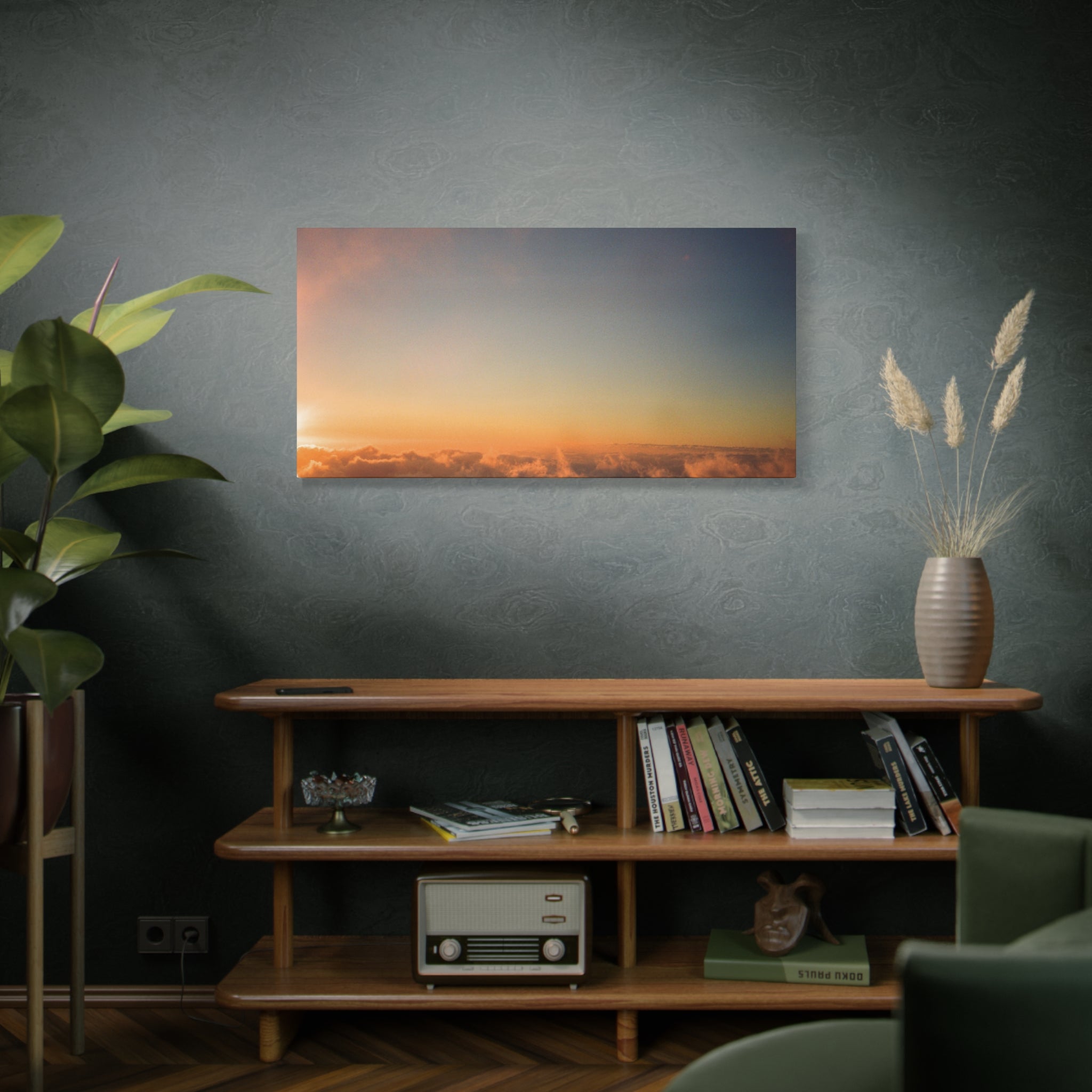 Jeju Hallasan New Year Sunrise Canvas Print