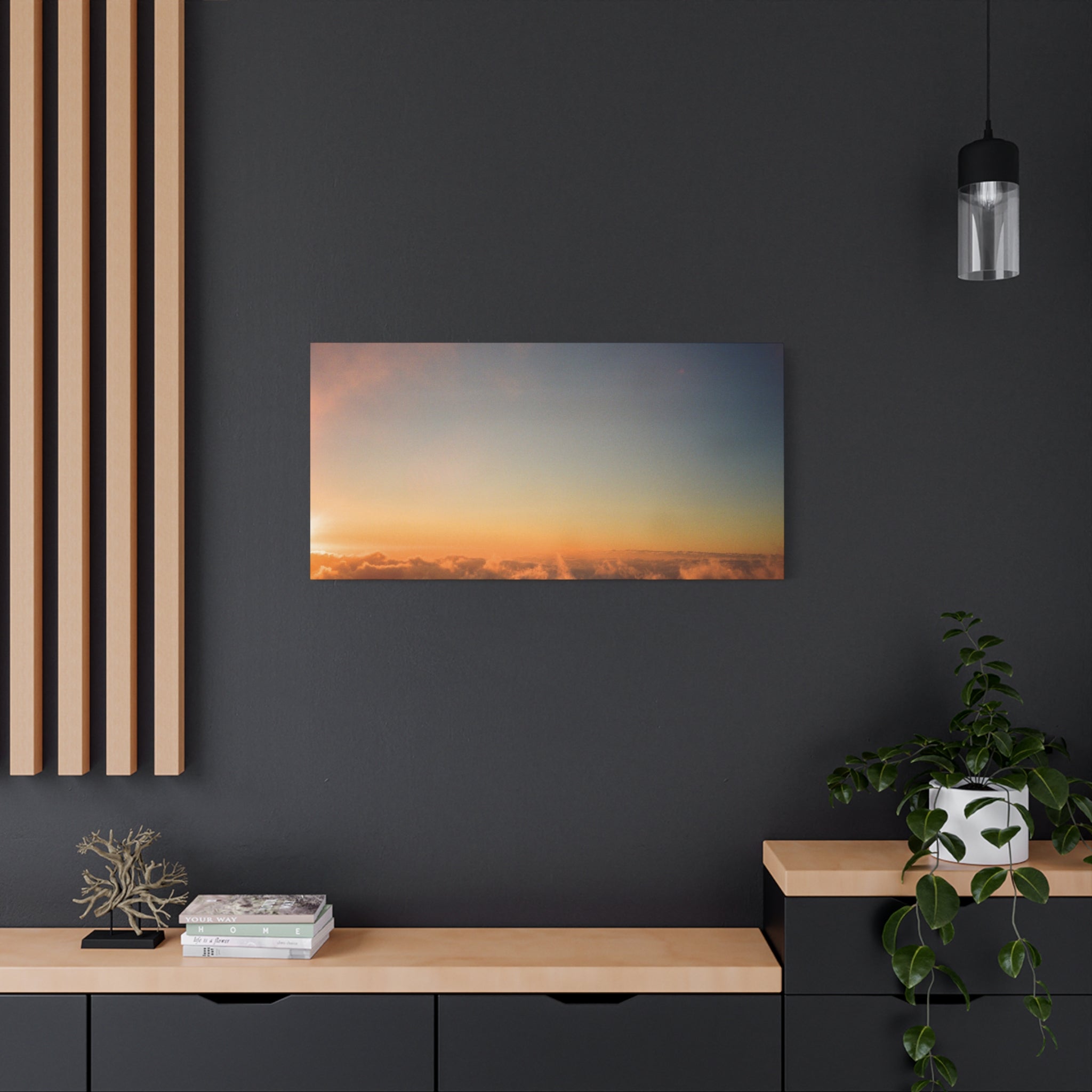 Jeju Hallasan New Year Sunrise Canvas Print