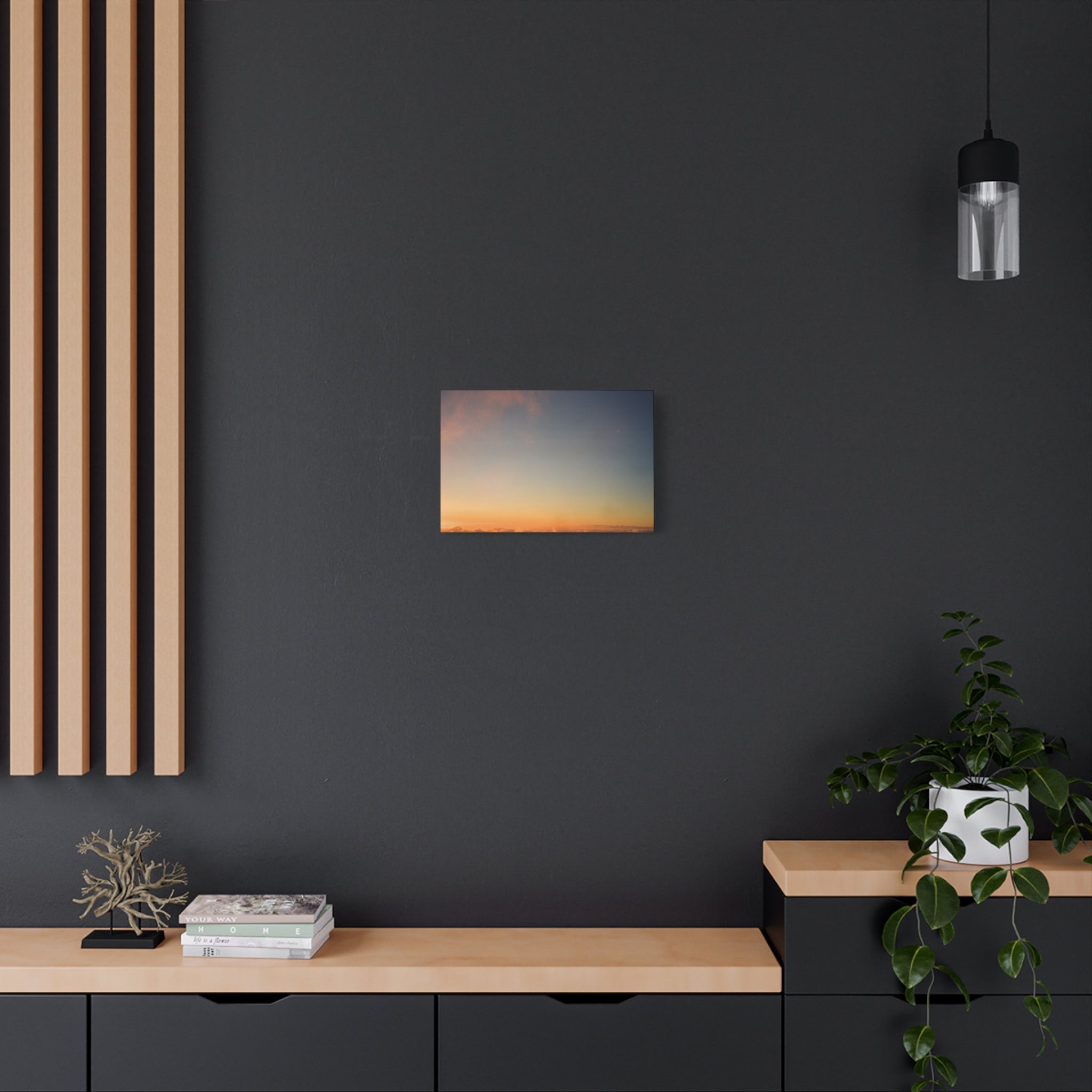 Jeju Hallasan New Year Sunrise Canvas Print