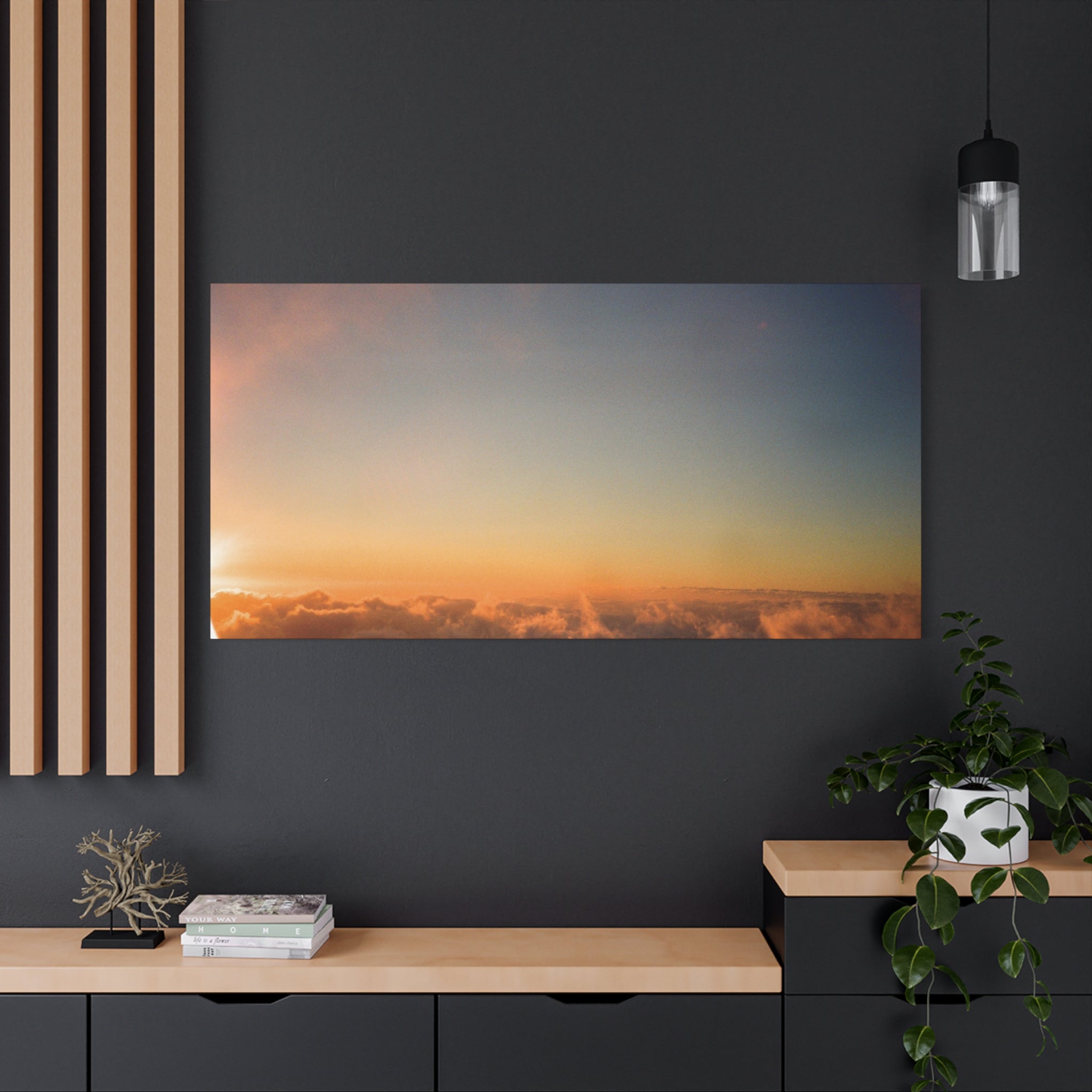 Jeju Hallasan New Year Sunrise Canvas Print