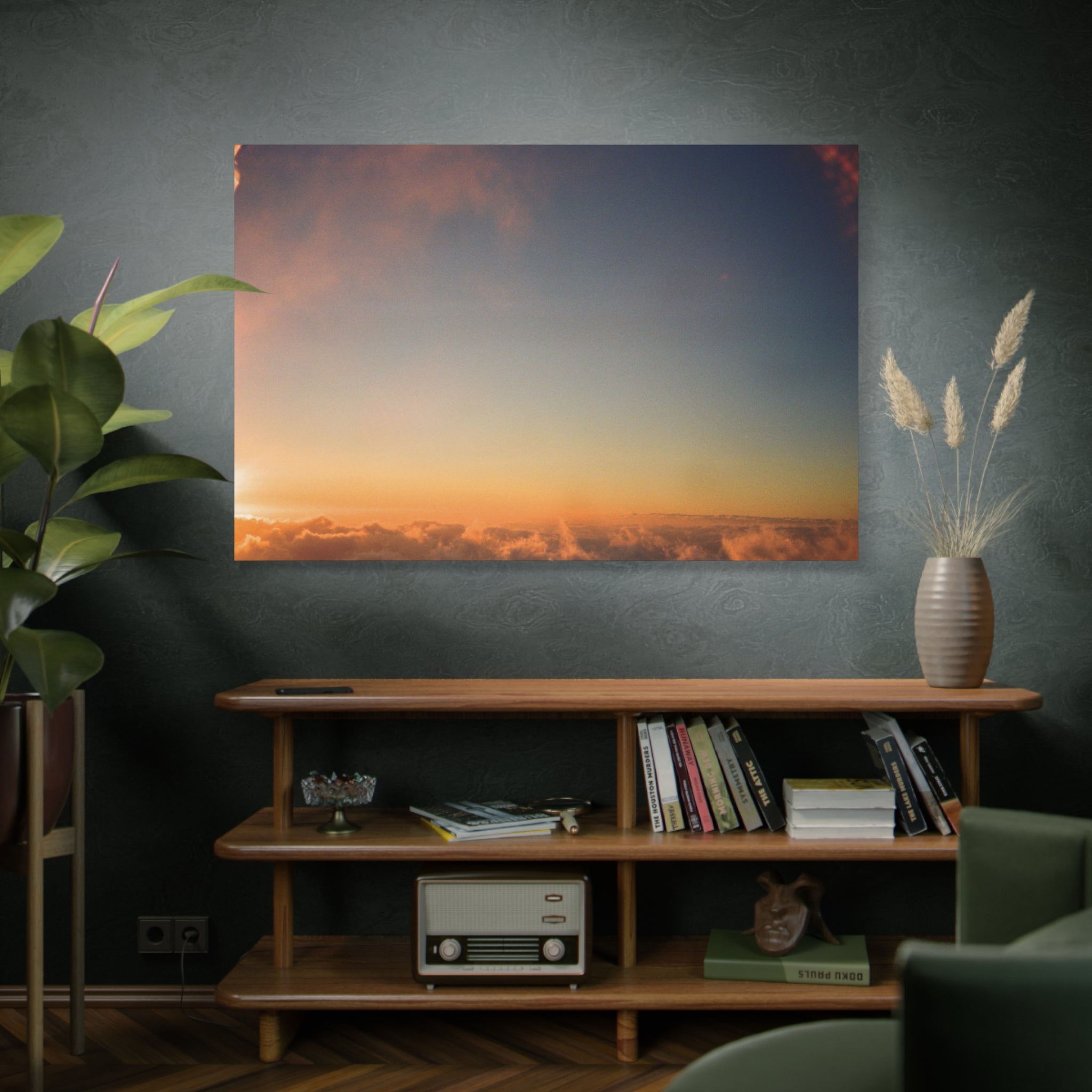 Jeju Hallasan New Year Sunrise Canvas Print