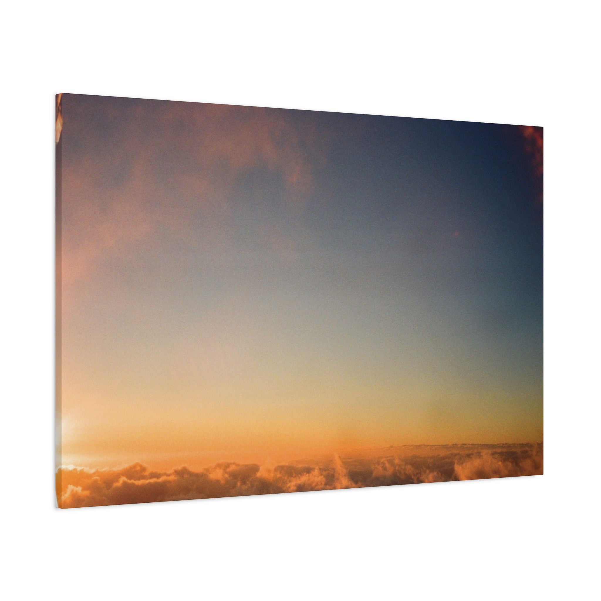 Jeju Hallasan New Year Sunrise Canvas Print