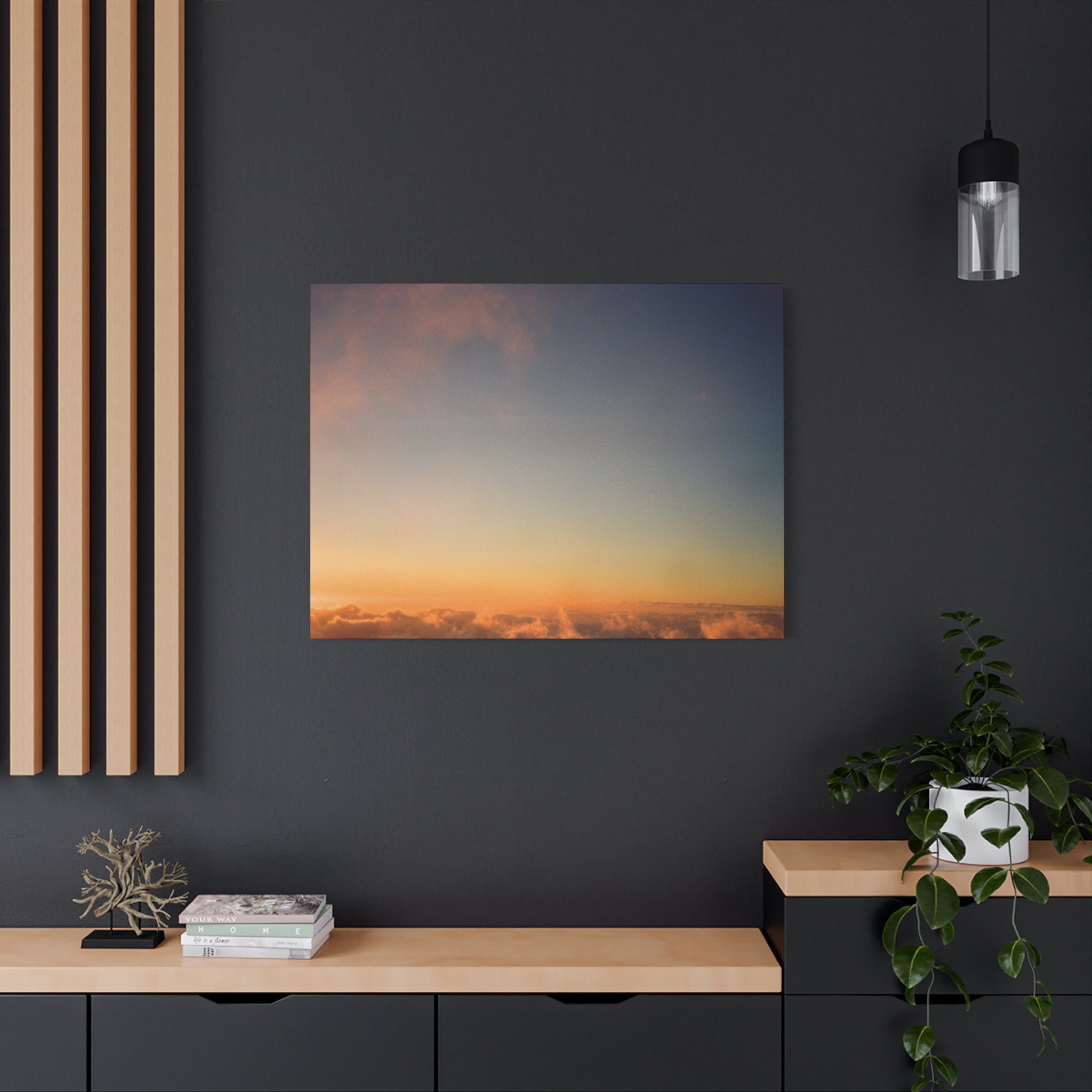 Jeju Hallasan New Year Sunrise Canvas Print