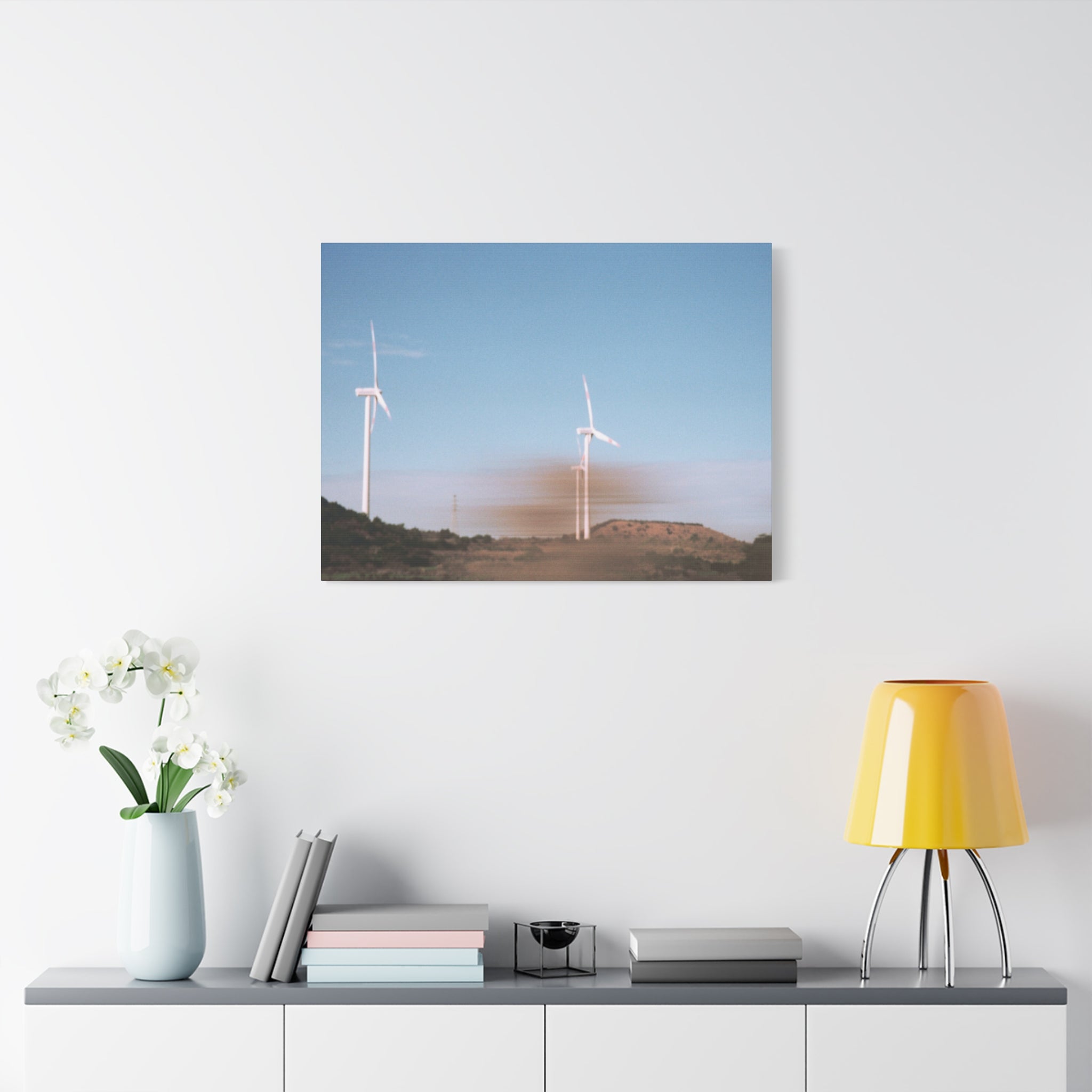 Jeju Winter Silver Grass Canvas Print