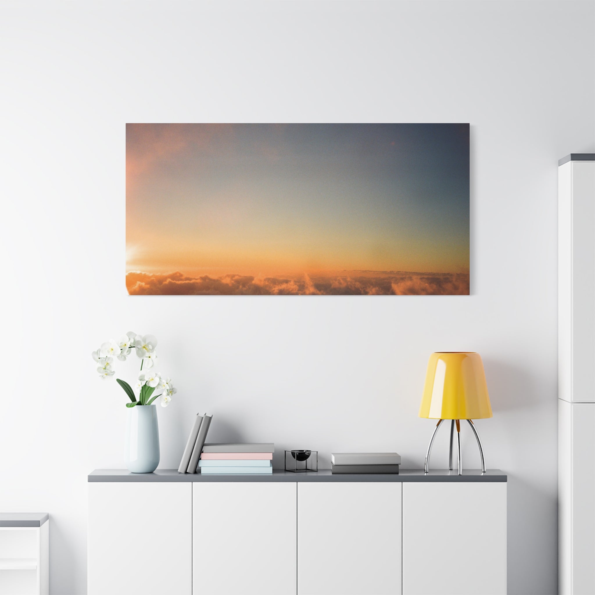 Jeju Hallasan New Year Sunrise Canvas Print
